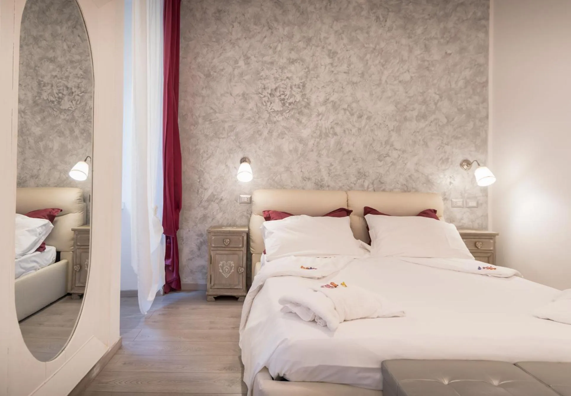 Bed in Your Vatican Suite