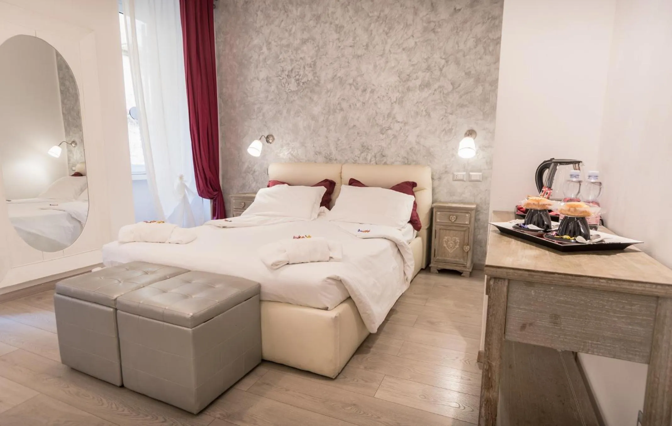 Bed in Your Vatican Suite