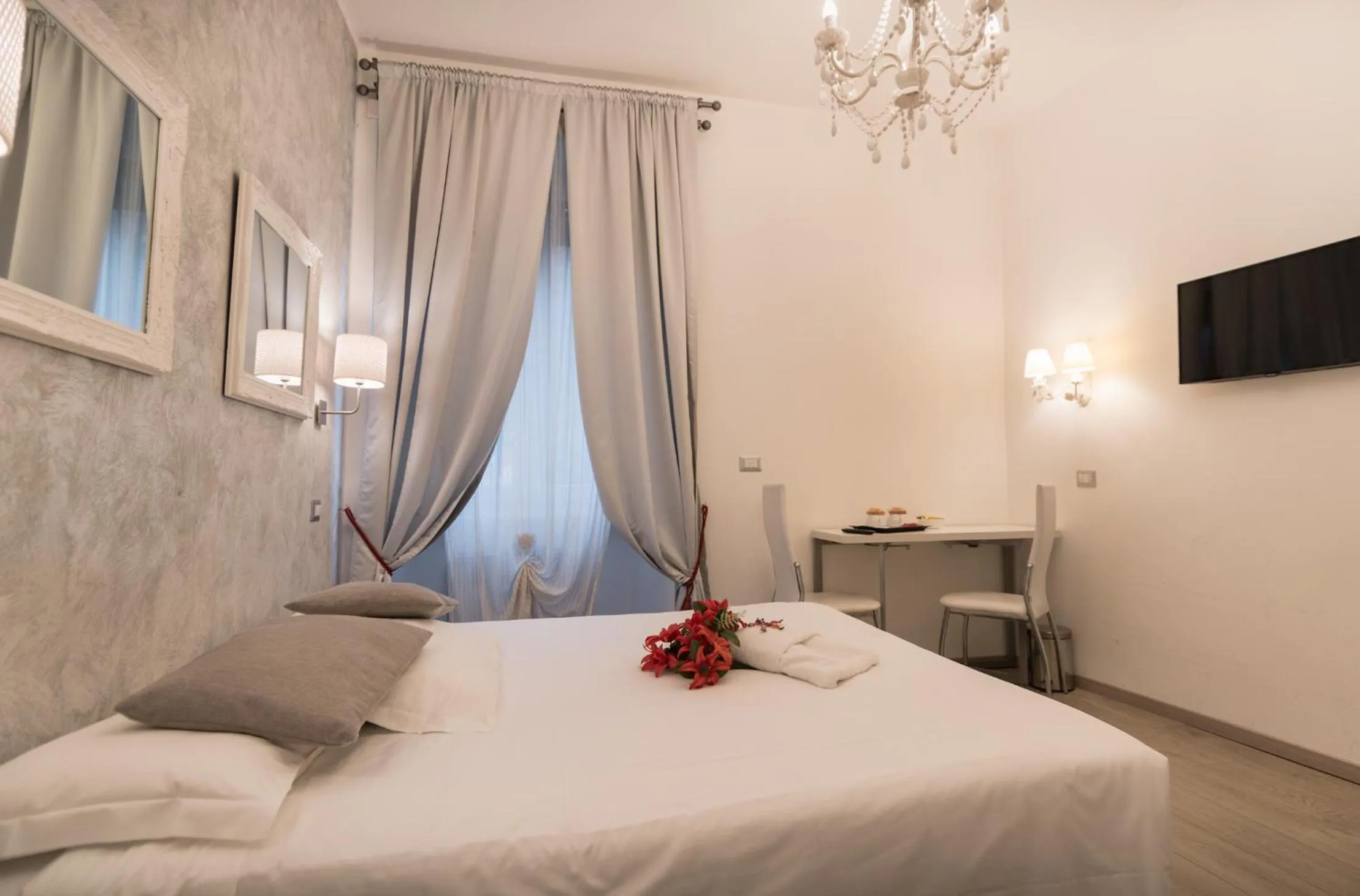 Bed in Your Vatican Suite