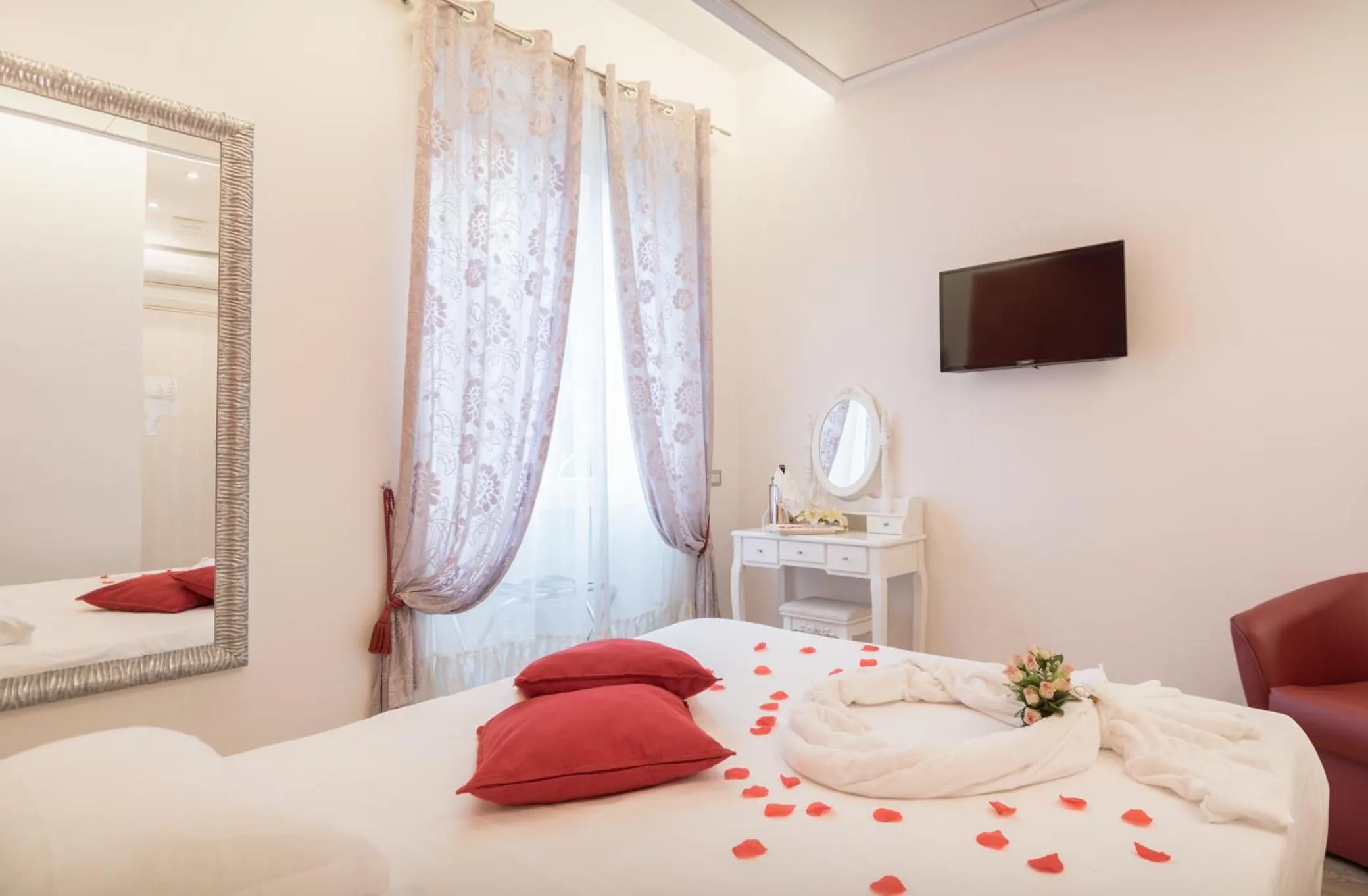 Bed in Your Vatican Suite