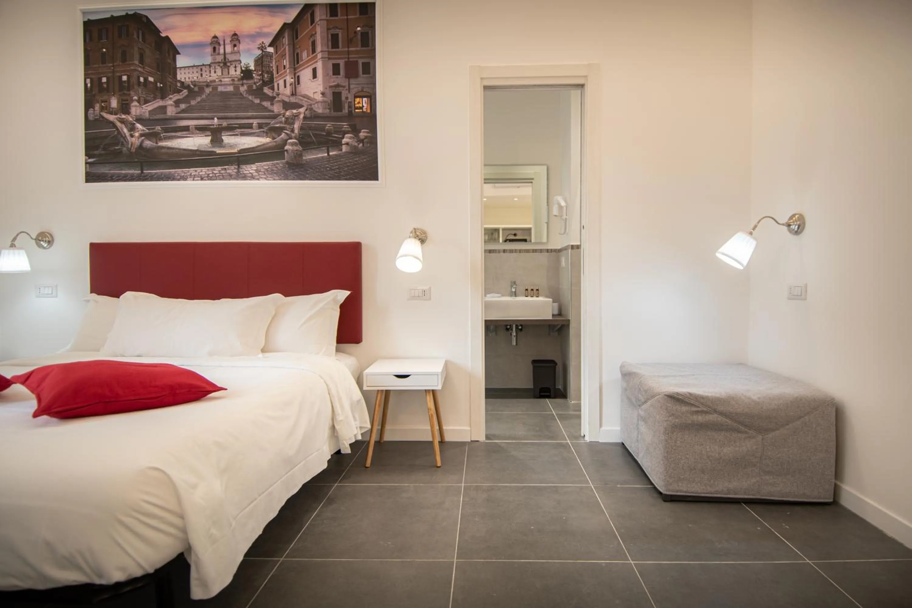 Bed in Your Vatican Suite