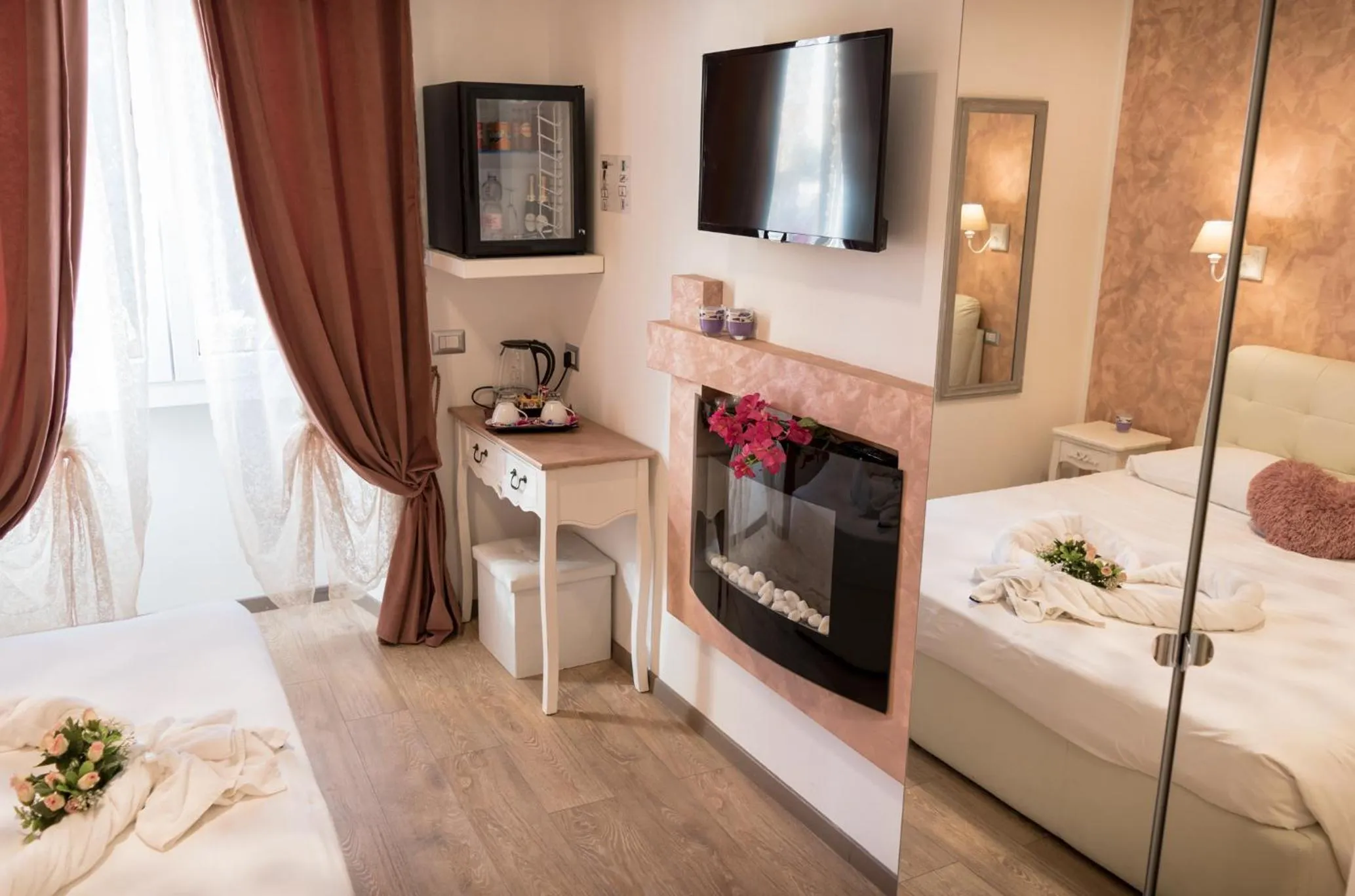 Bed in Your Vatican Suite