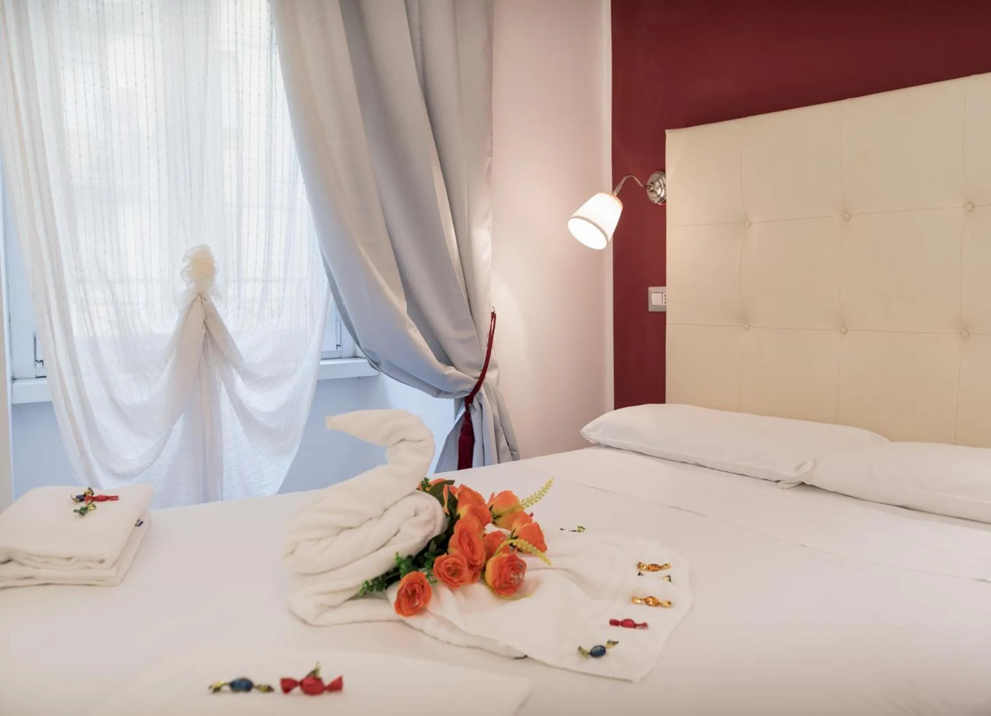 Bed in Your Vatican Suite