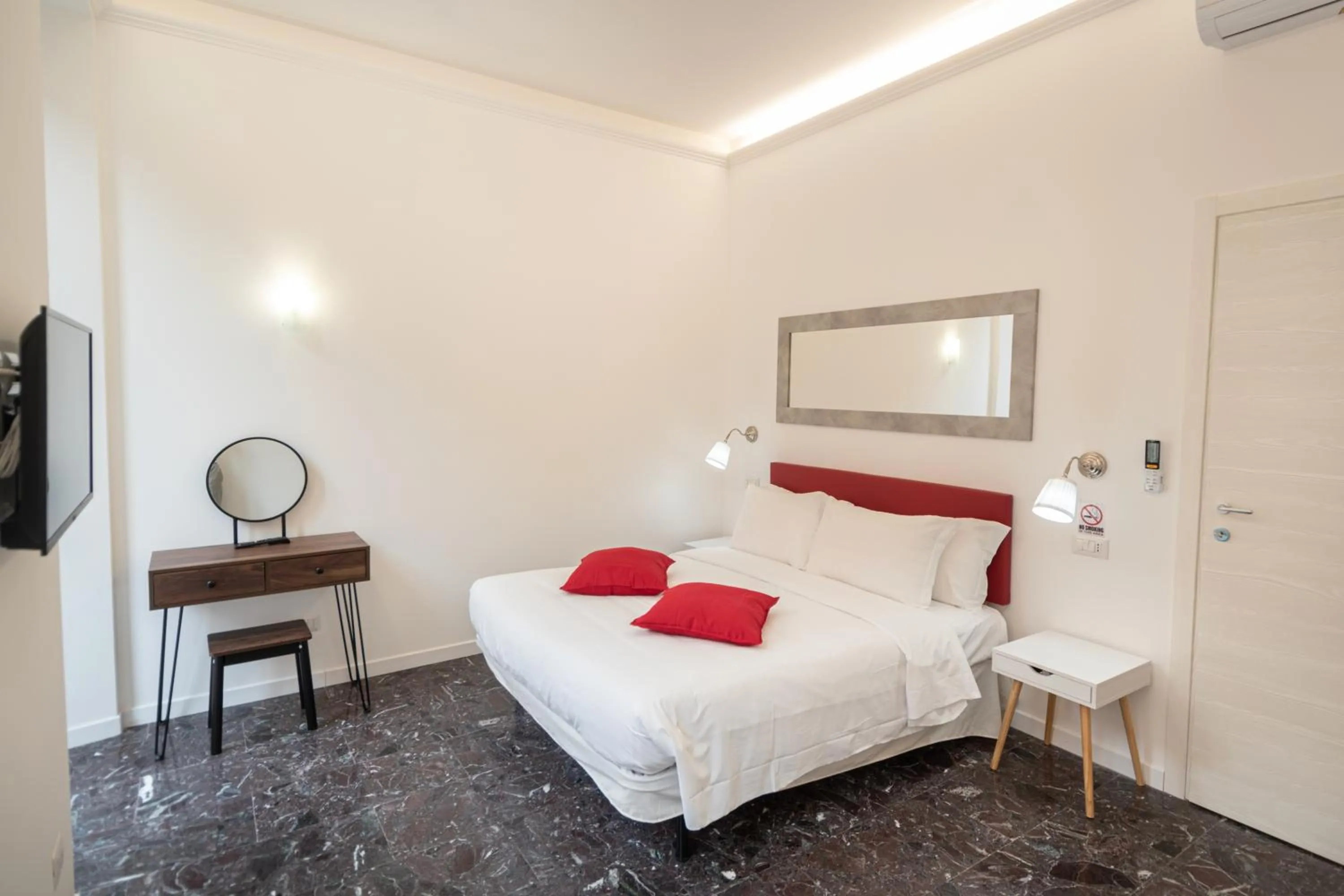 Bed in Your Vatican Suite