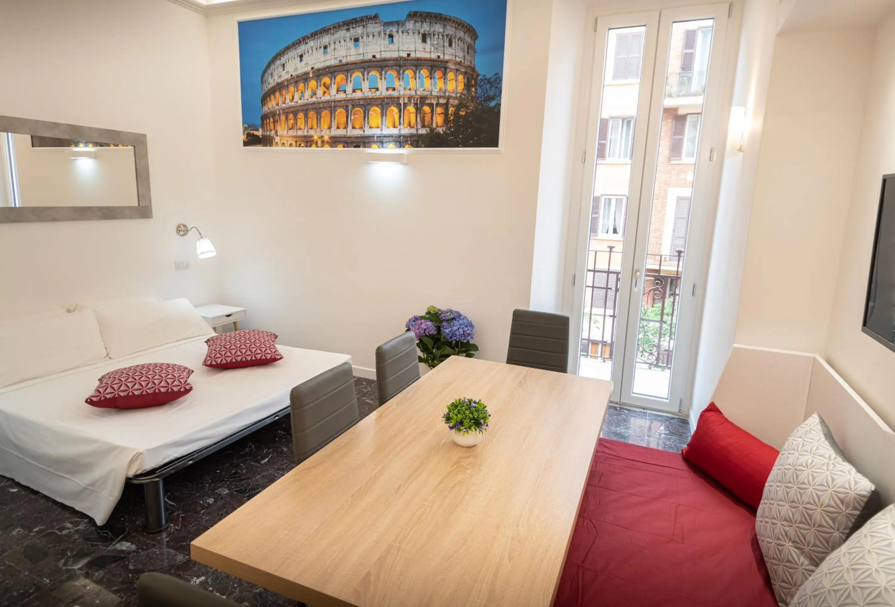 Bed in Your Vatican Suite