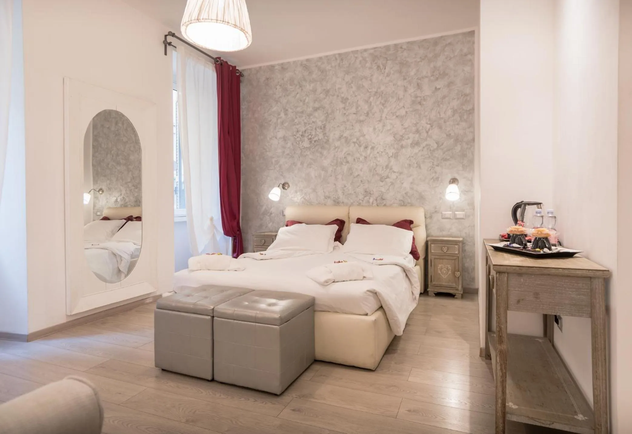 Bed in Your Vatican Suite