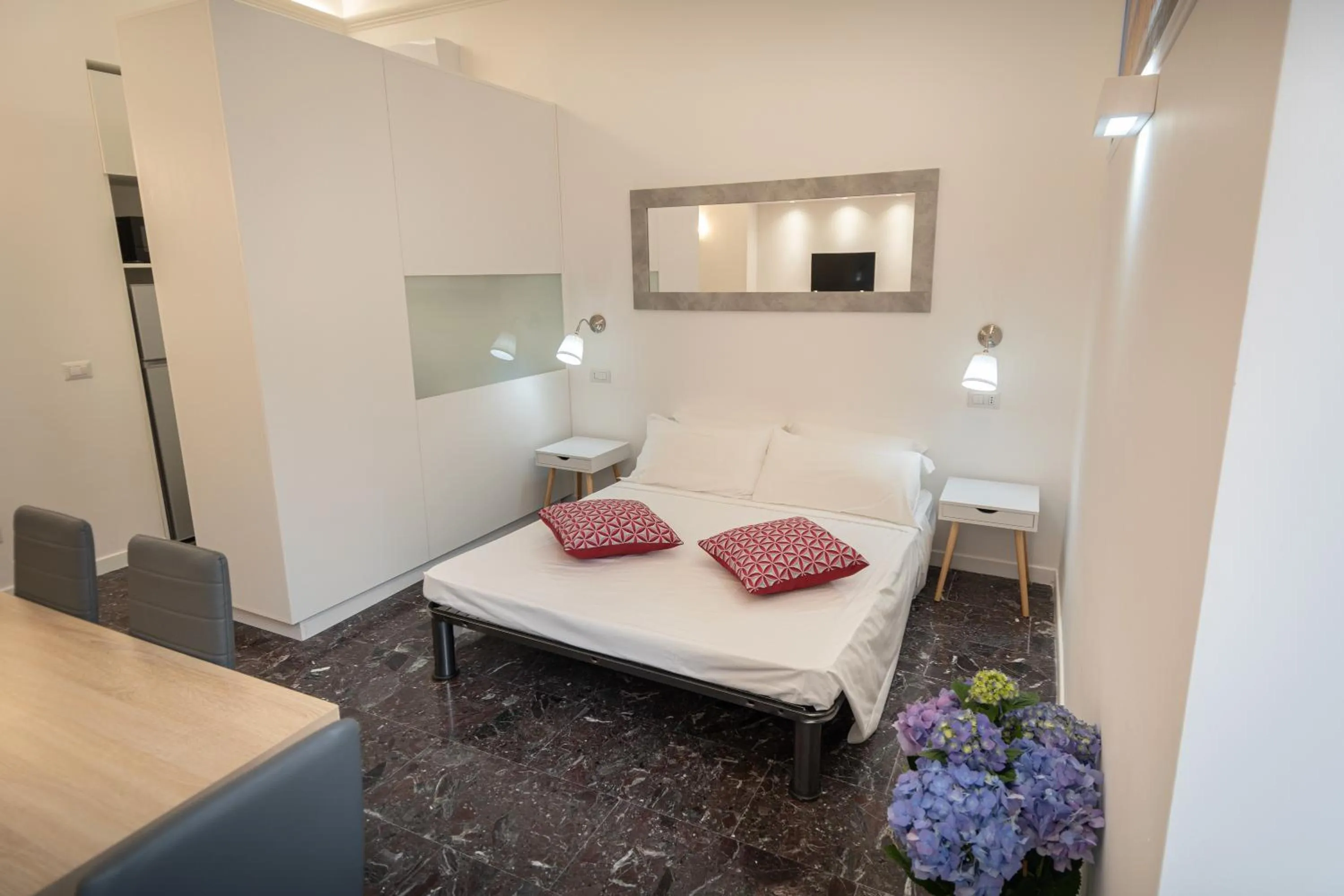 Bed in Your Vatican Suite