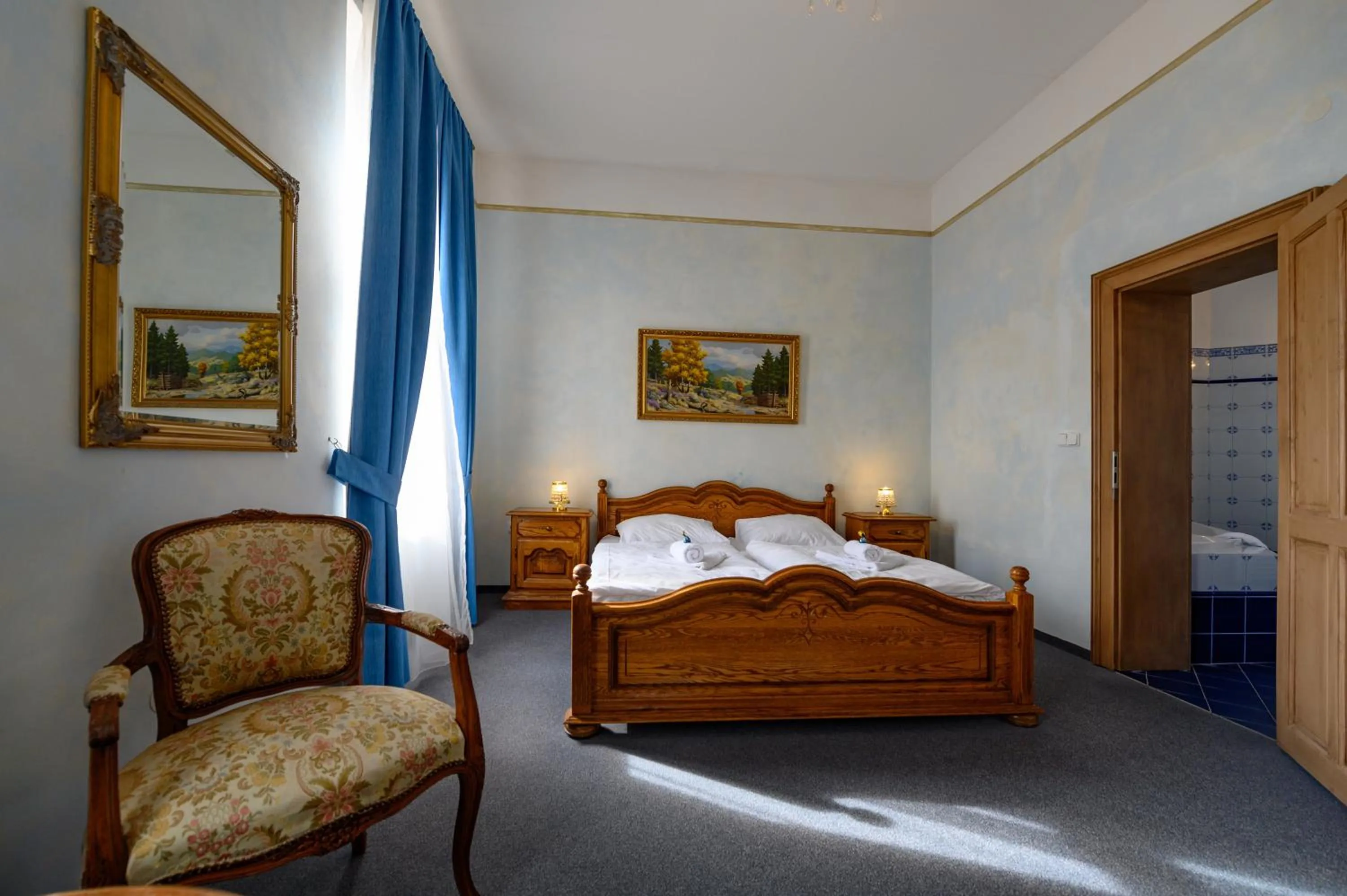 Bedroom, Bed in Hotel Na Zámečku