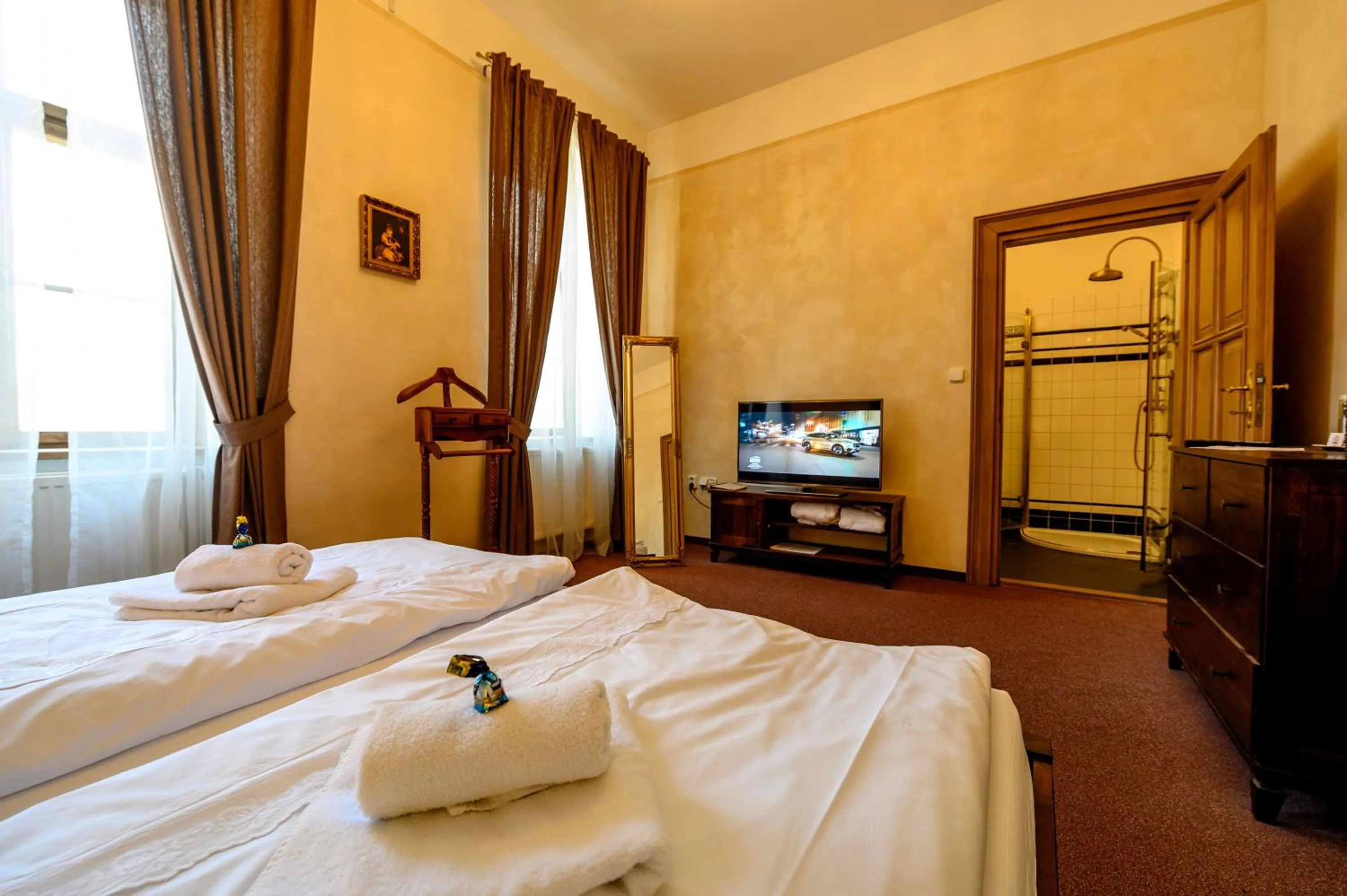 Bed in Hotel Na Zámečku