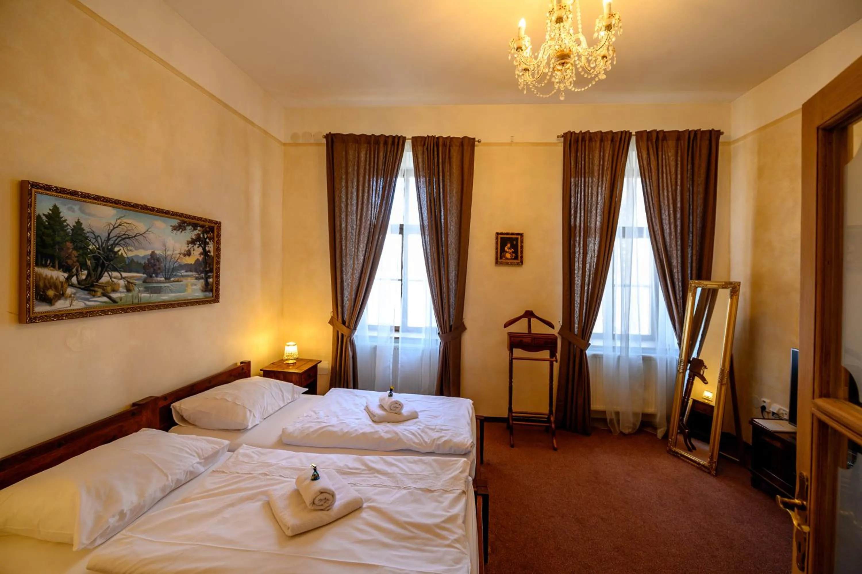 Bed in Hotel Na Zámečku