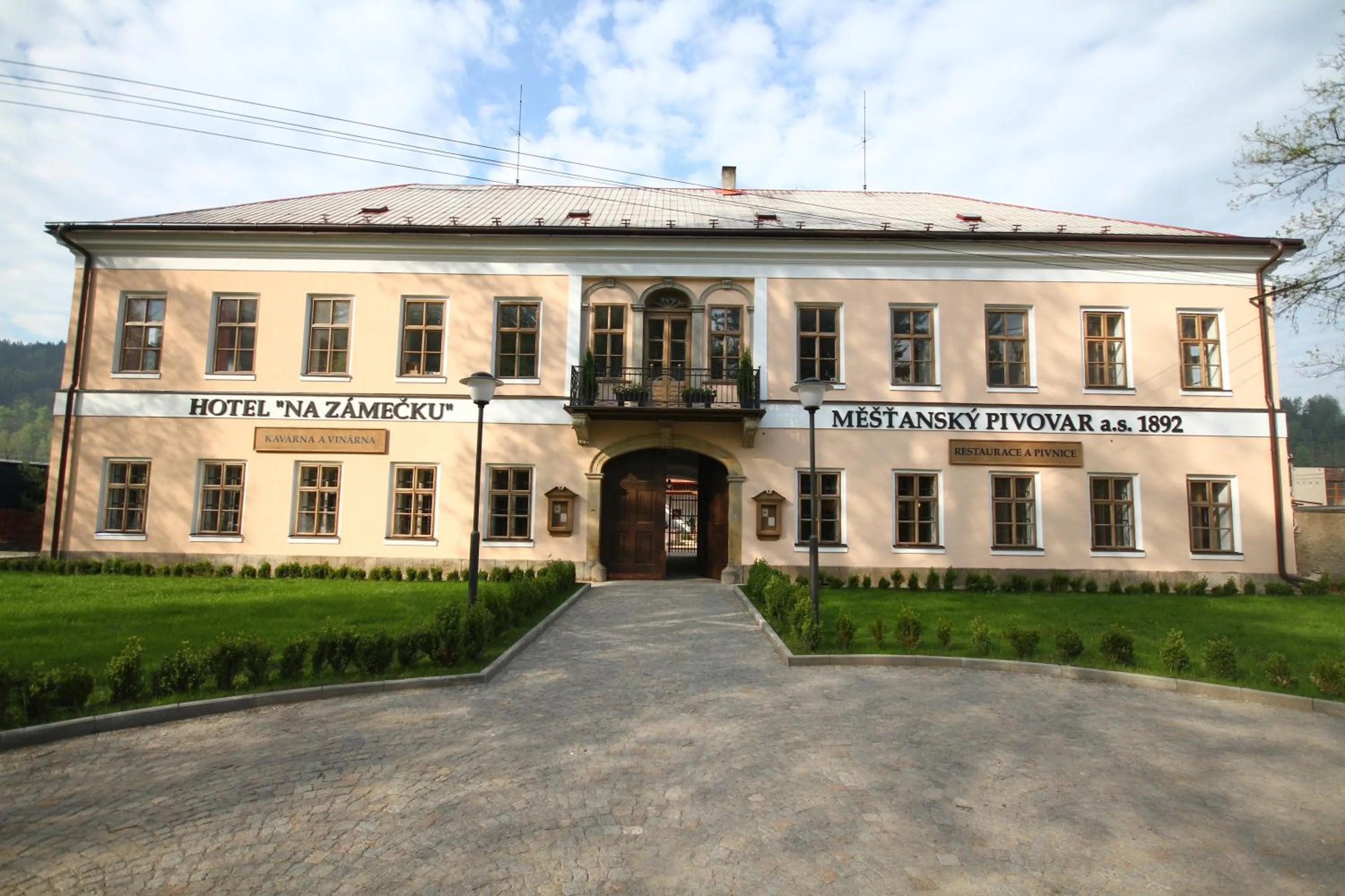 Facade/entrance in Hotel Na Zámečku