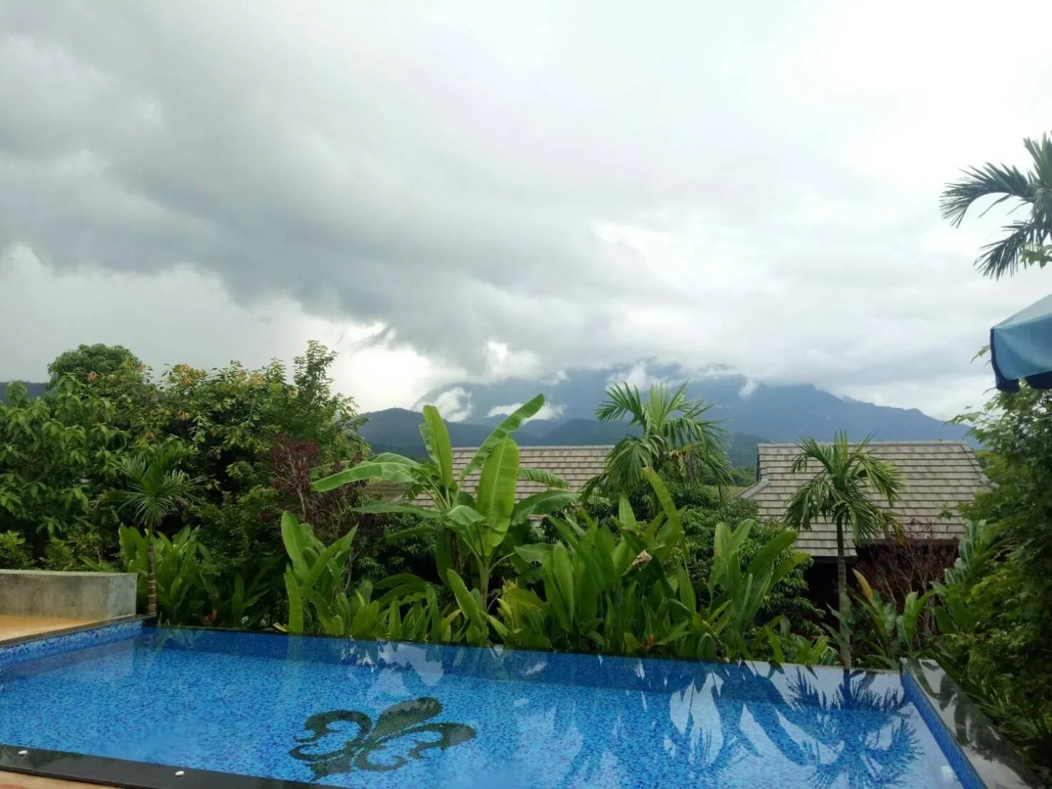Pool view in Buraphat Resort
