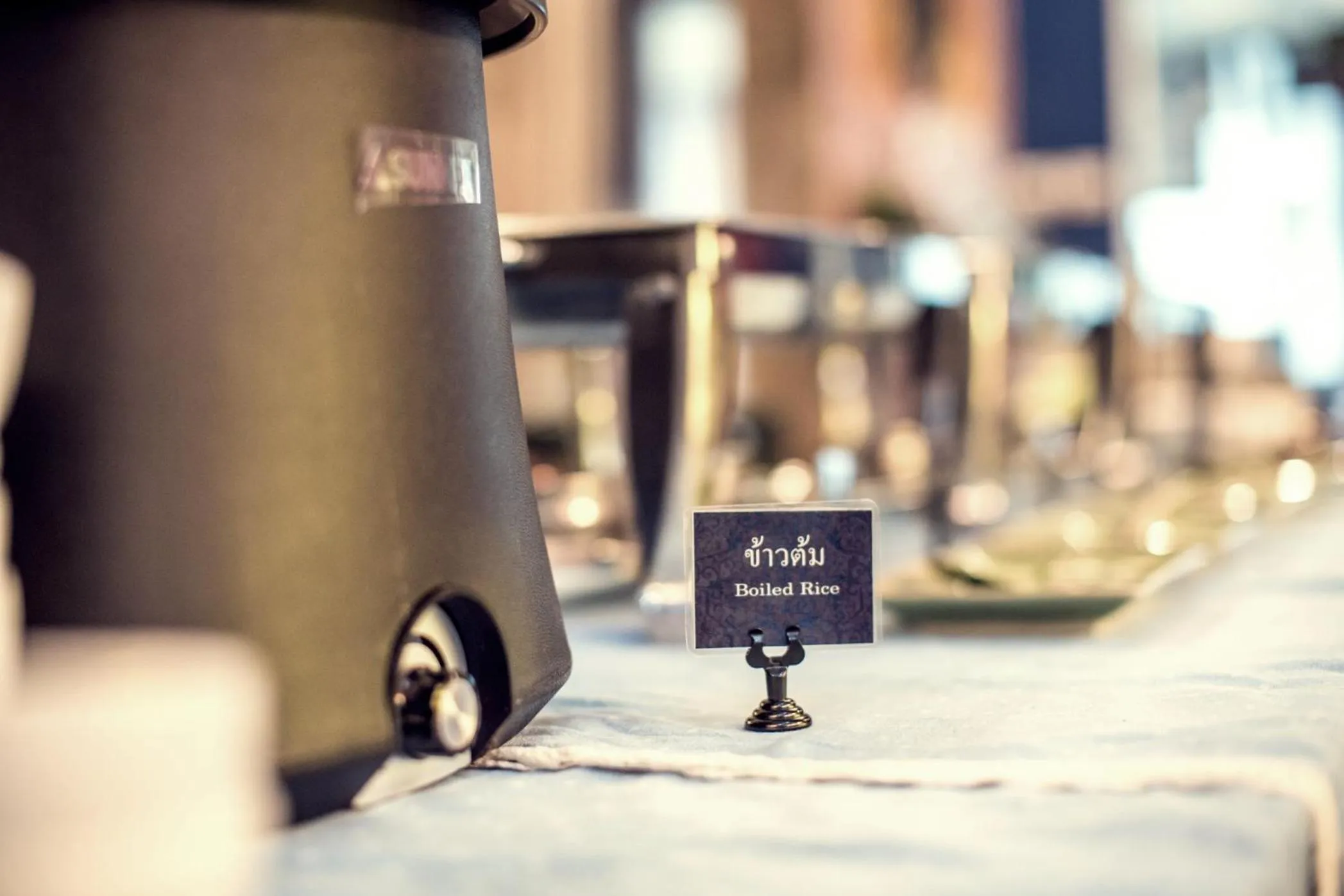 Food and drinks in Buraphat Resort