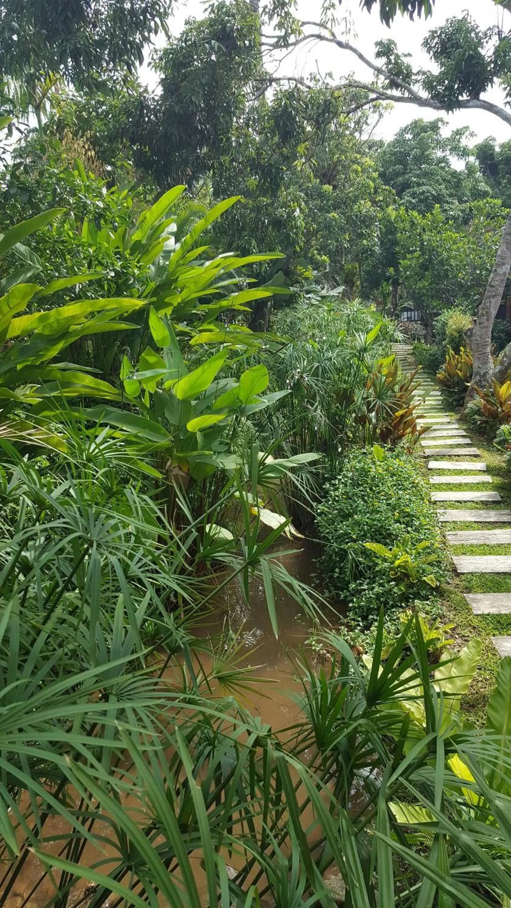 Inner courtyard view in Buraphat Resort