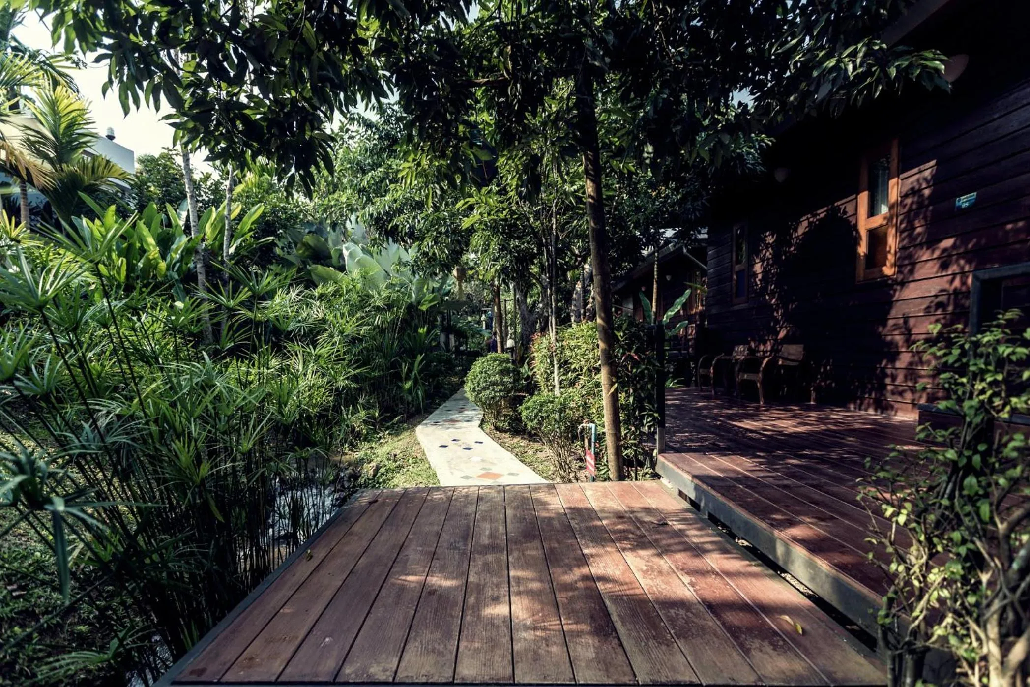 Garden view in Buraphat Resort