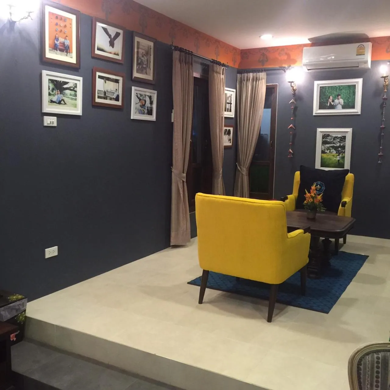 Seating area in Buraphat Resort