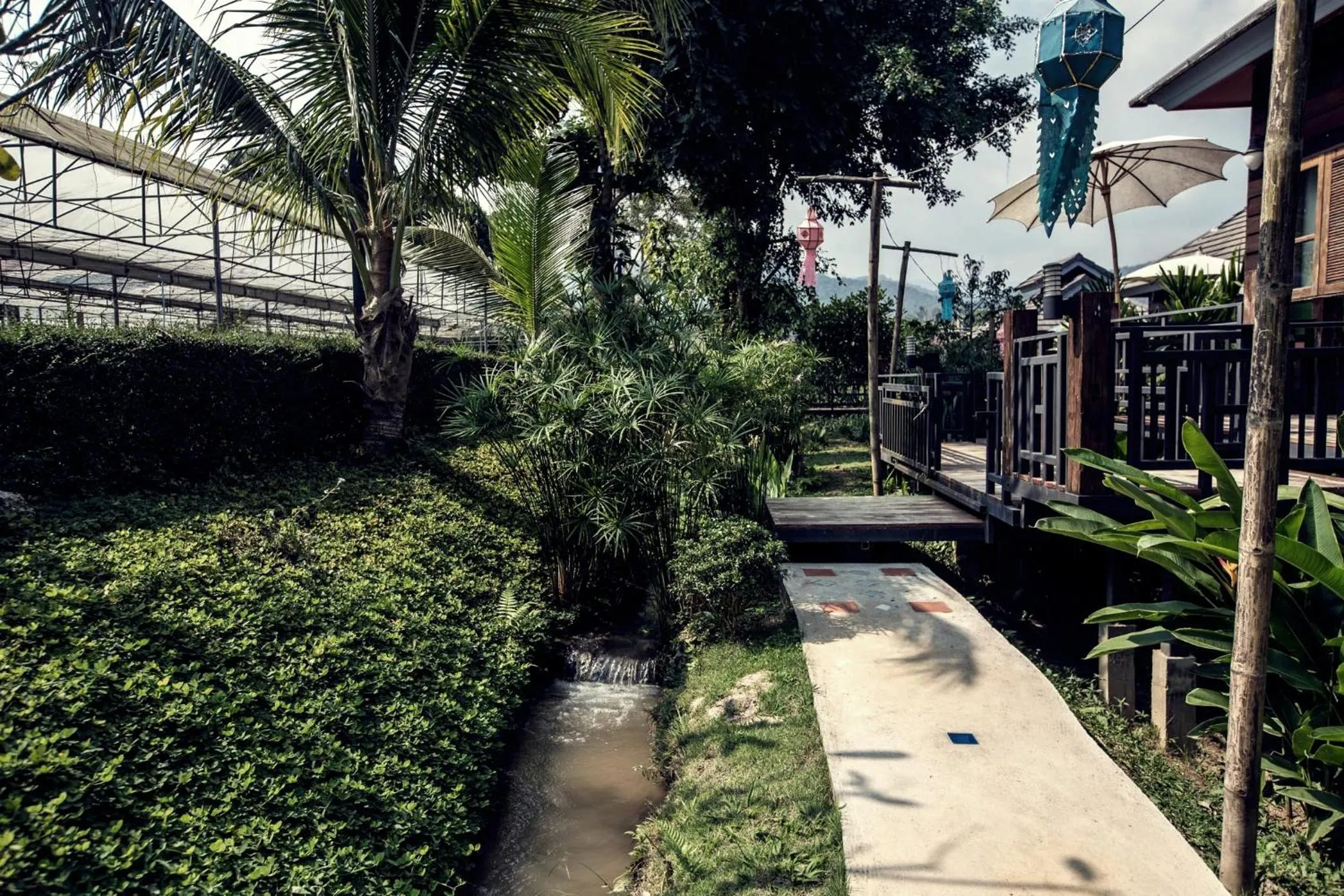 Garden view in Buraphat Resort