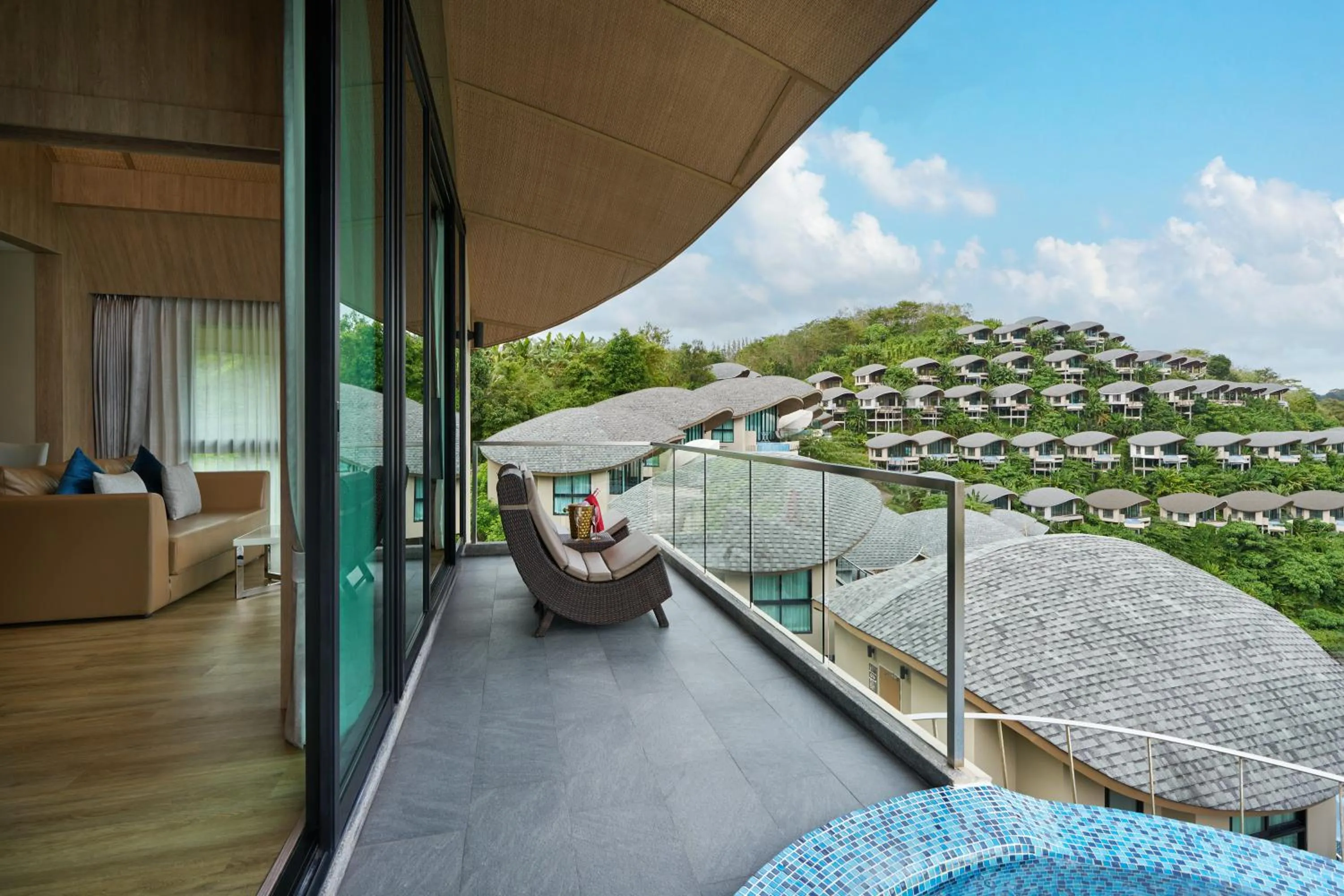 View (from property/room) in Patong Bay Hill