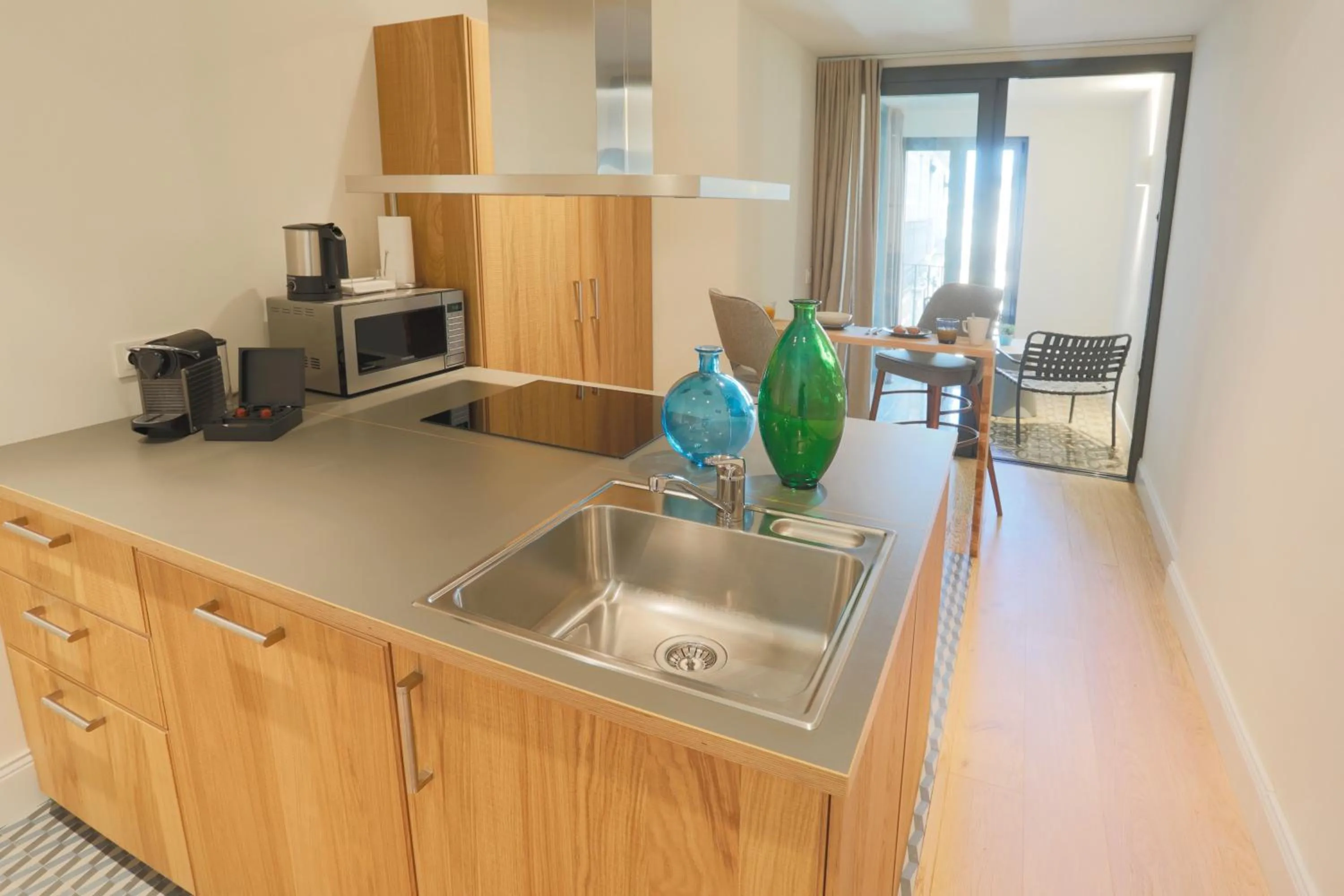 Kitchen or kitchenette in Apartaments Plaça Del Vi