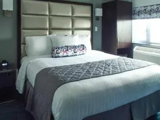 Bed in Umbrella Hotel Bronx