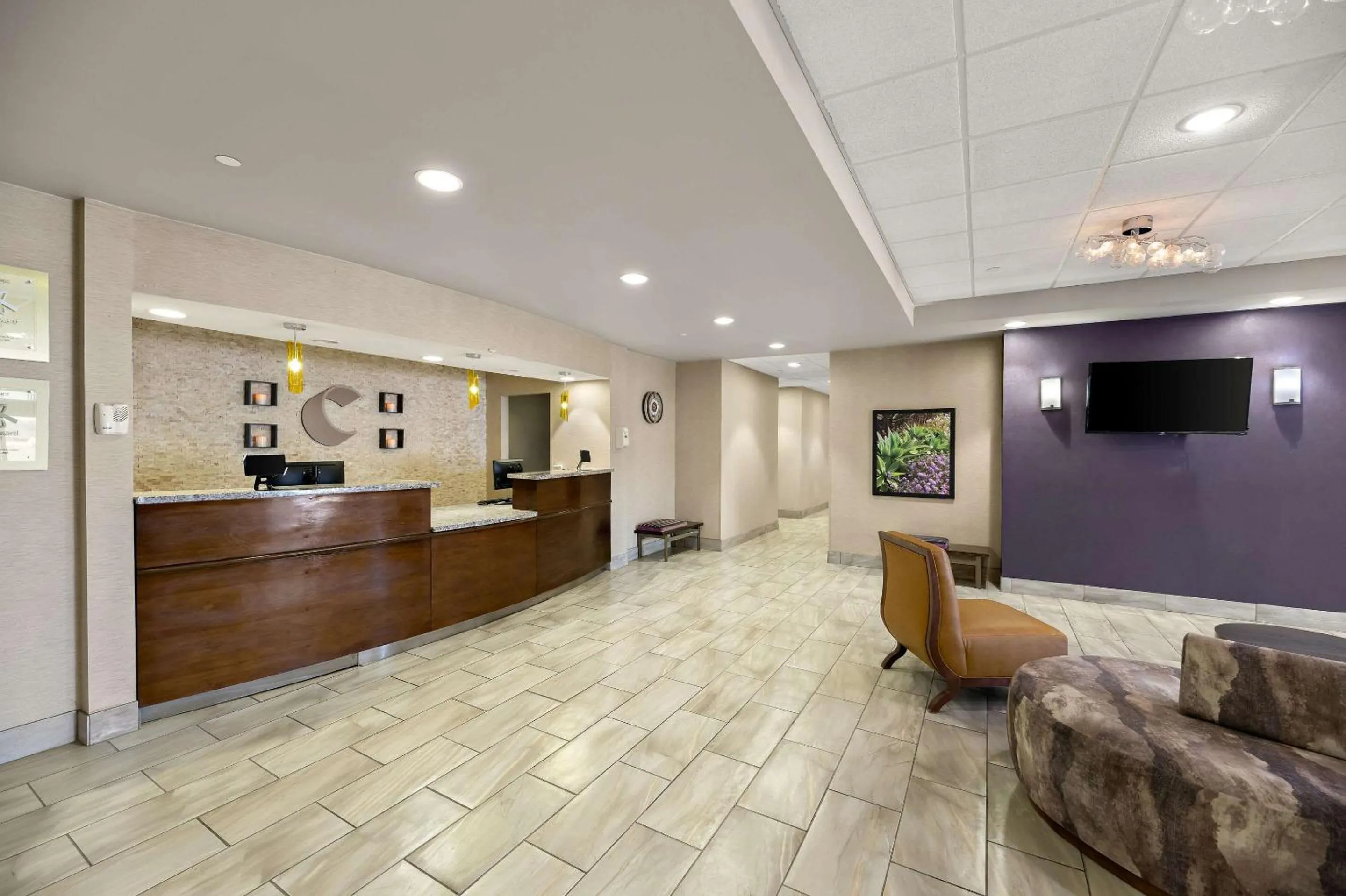 Lobby or reception in Comfort Inn & Suites Lovington