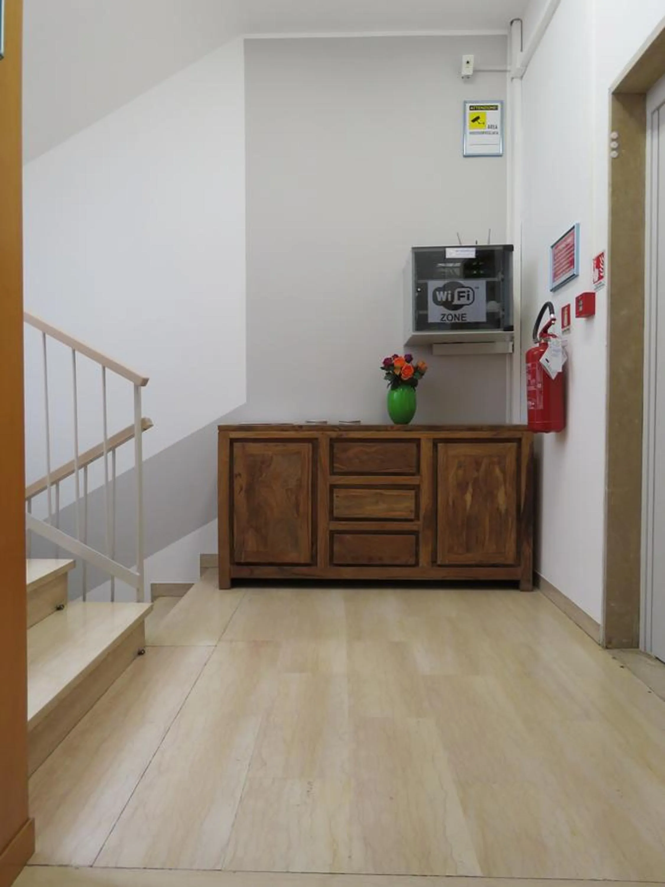 Lobby or reception in Hotel Marta