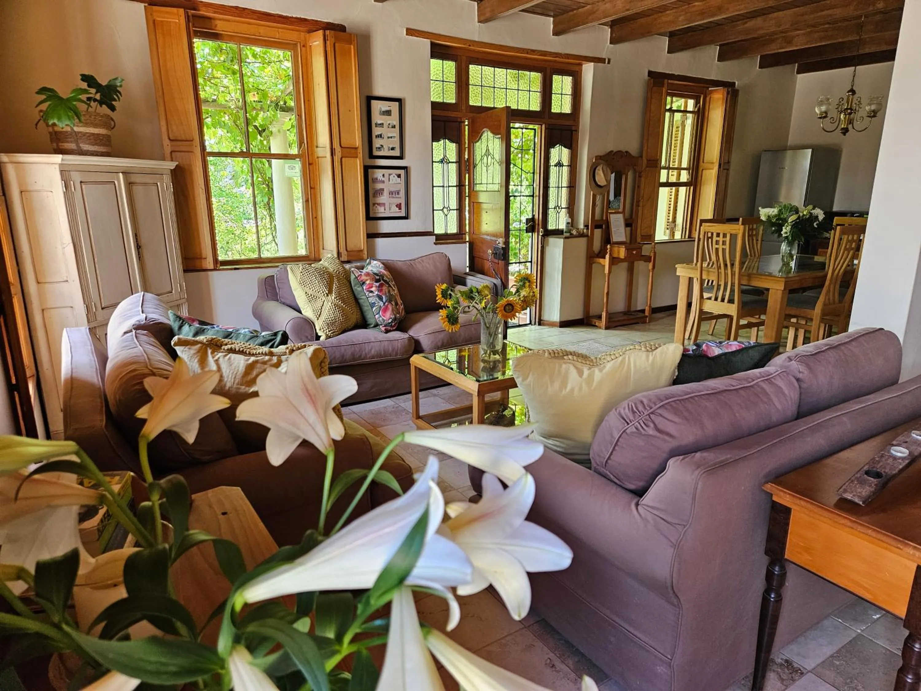 Living room in Rawsonville House
