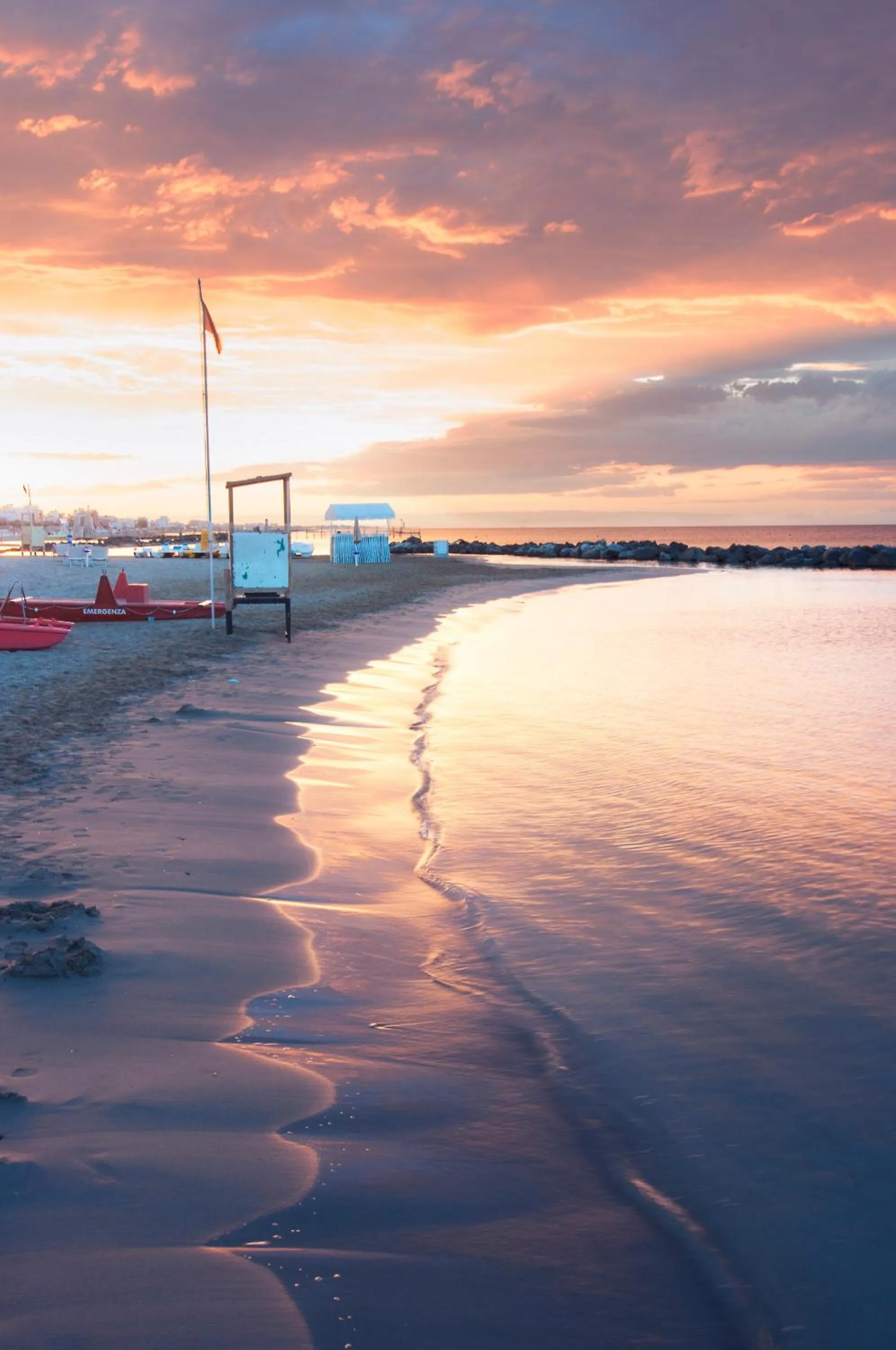 Beach in Hotel Greta B&B