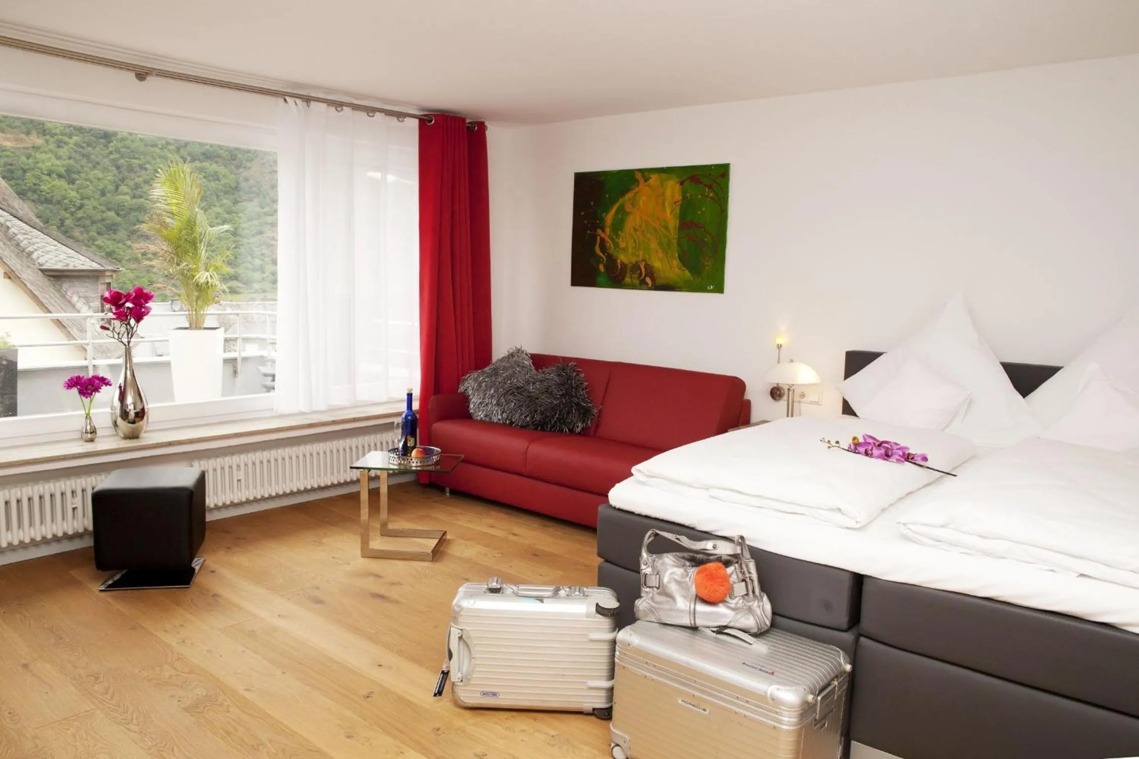 Bedroom, Bed in Hotel Vintage Am Bundesbank-Bunker