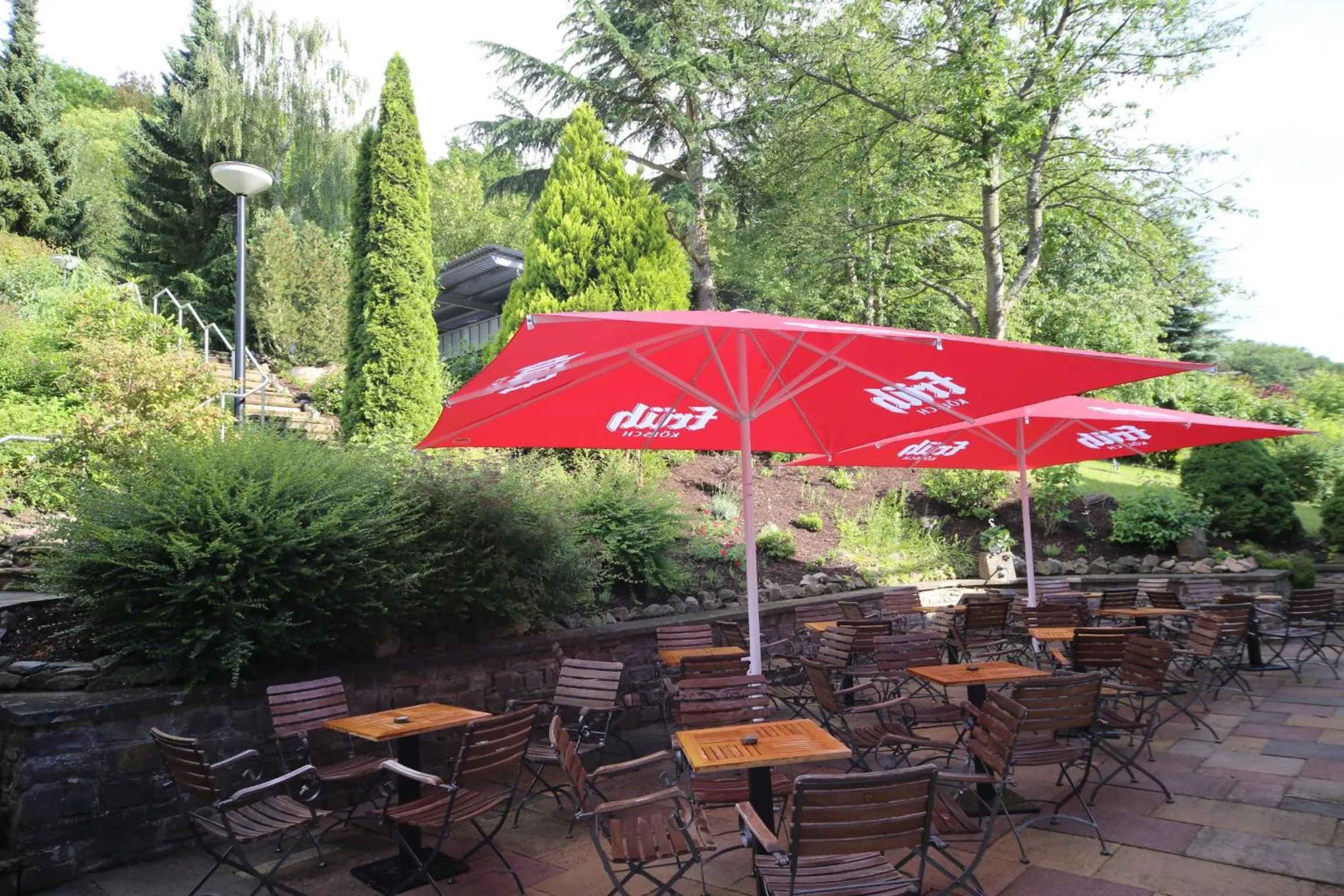 Garden in Hotel Vintage Am Bundesbank-Bunker