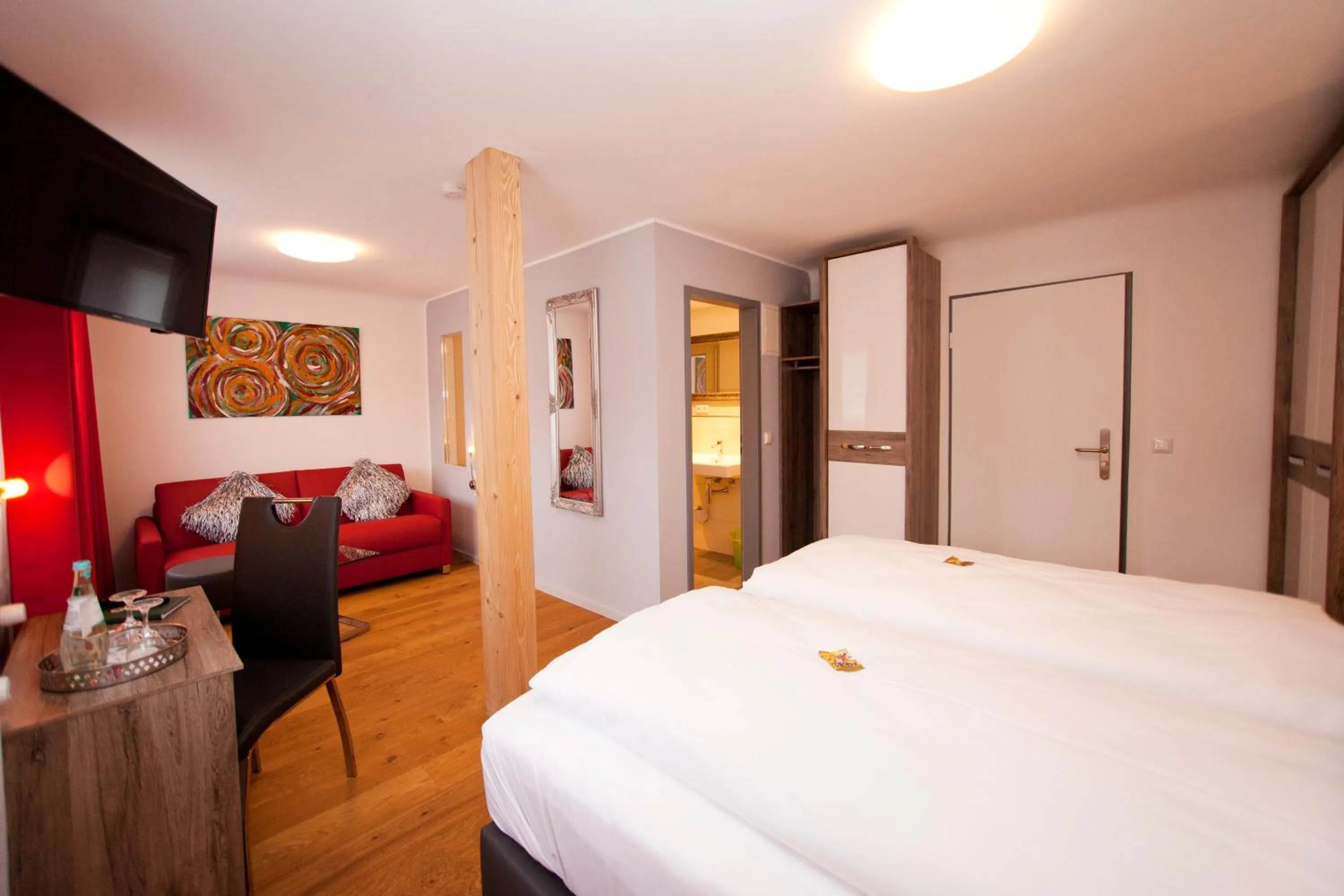 Bedroom, Bed in Hotel Vintage Am Bundesbank-Bunker