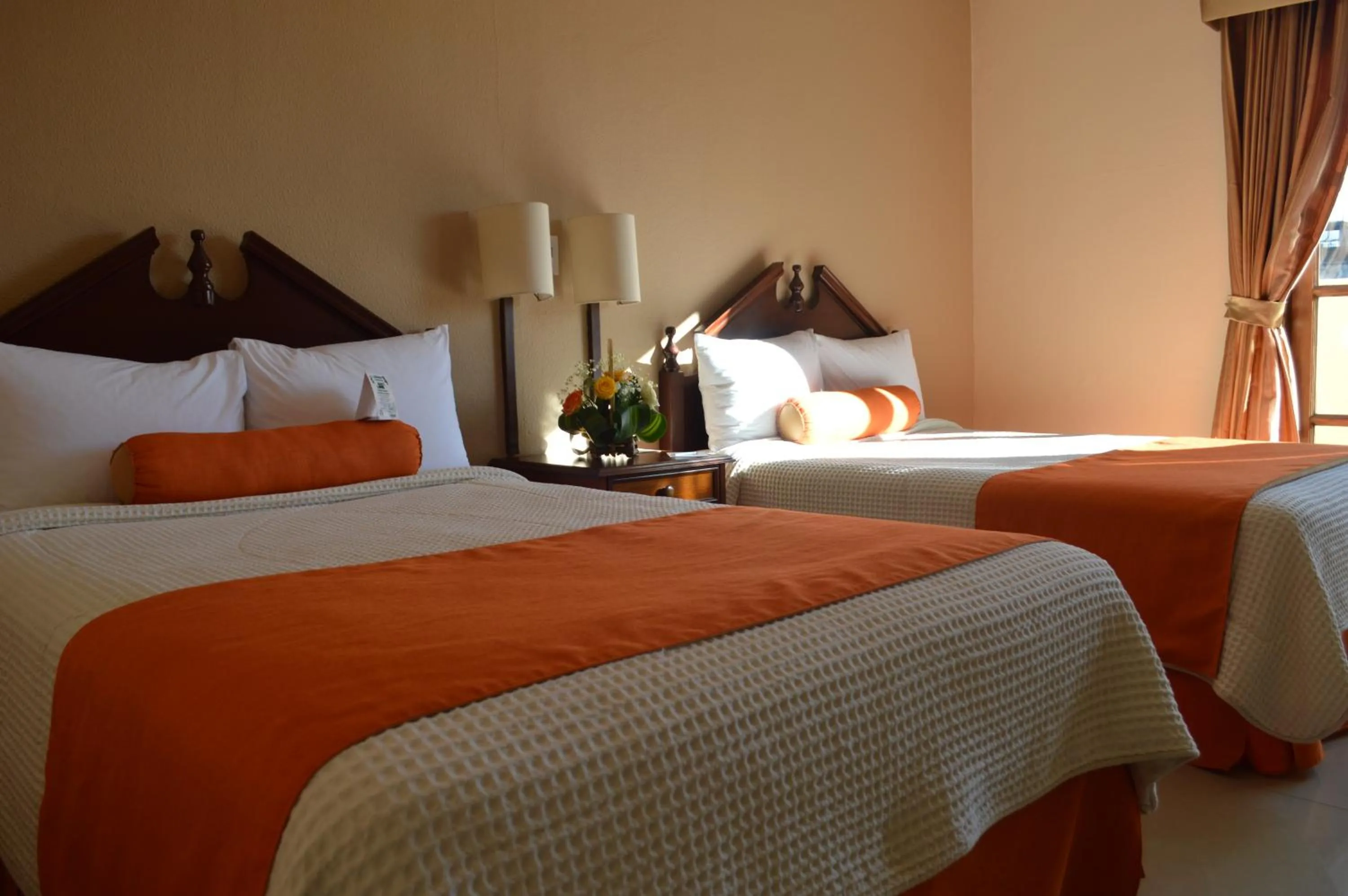 Bed in Hotel Royal Palace