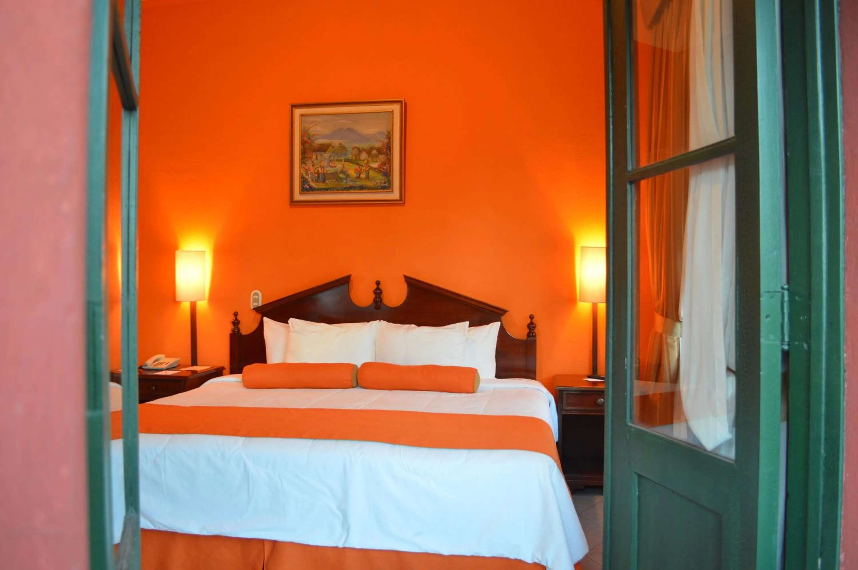 Bed in Hotel Royal Palace