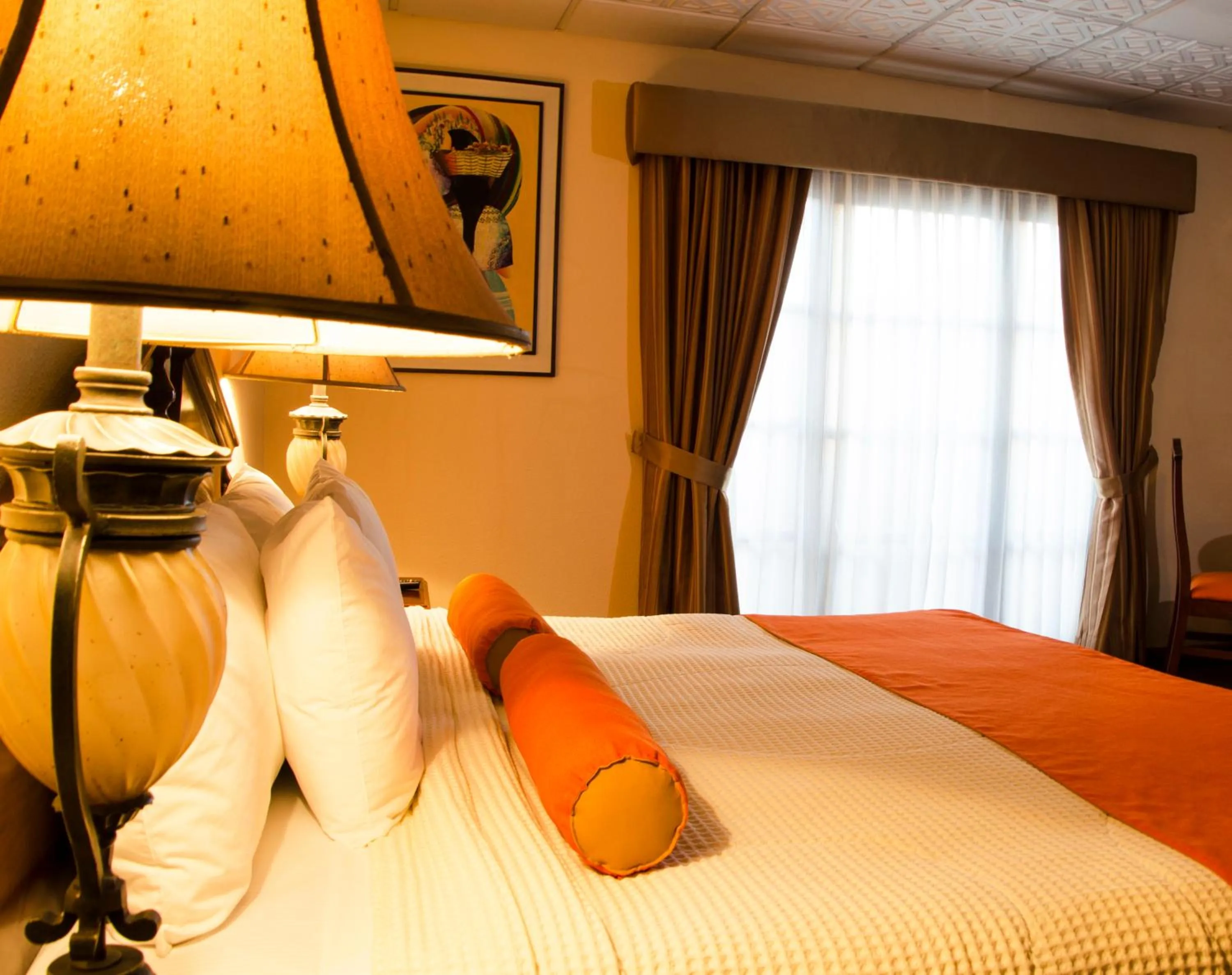 Bed in Hotel Royal Palace