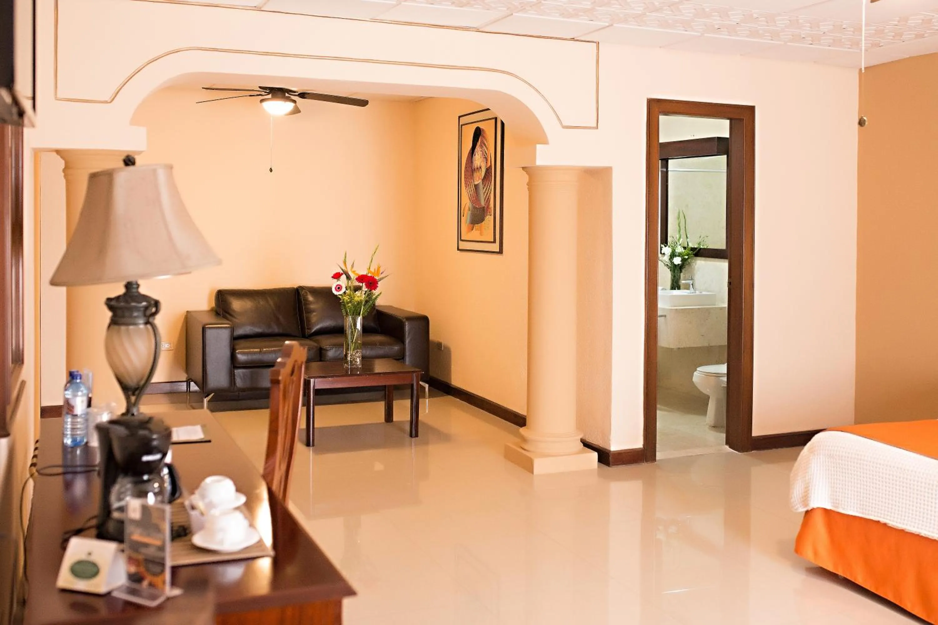 Bed in Hotel Royal Palace