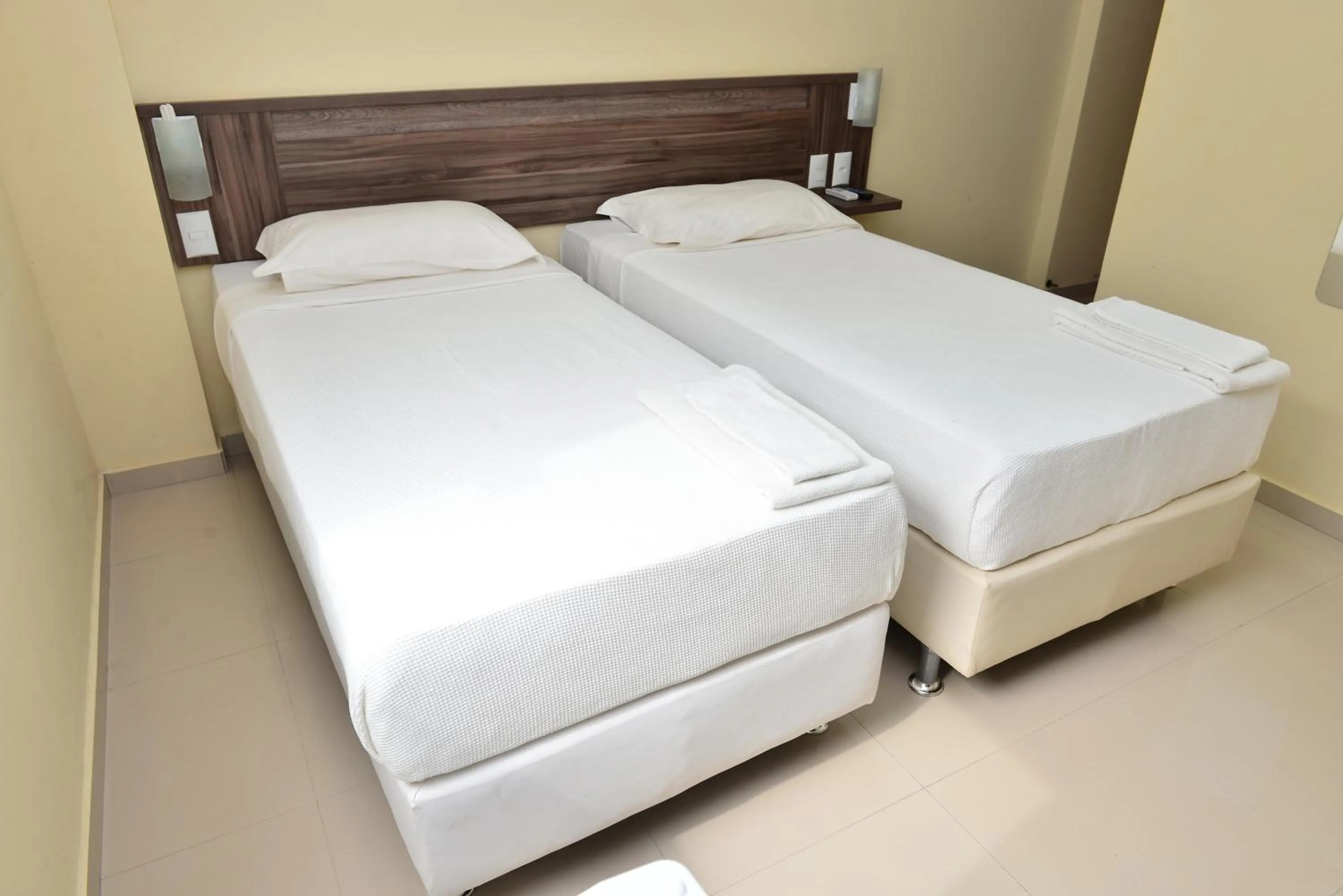 Bed in Hotel Sandis Mirante
