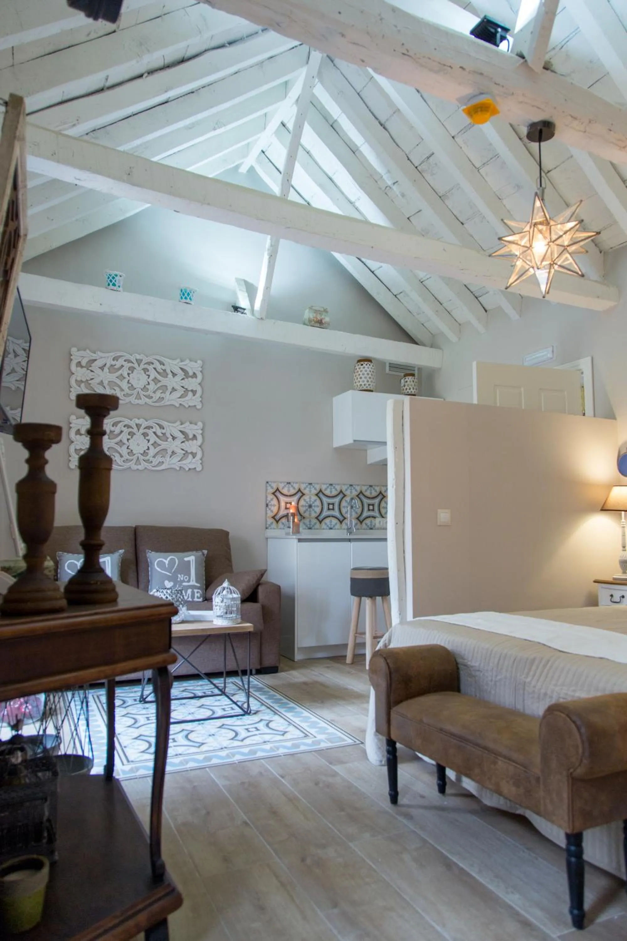 Living room, Bed in Palacio Almagra