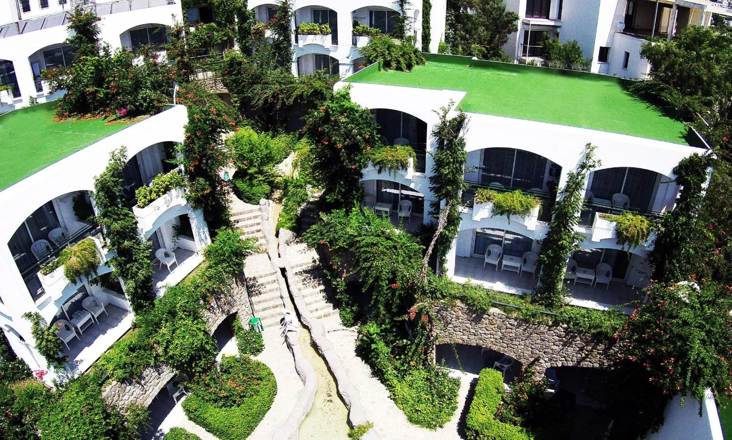 Garden view in Royal Asarlik Beach Hotel