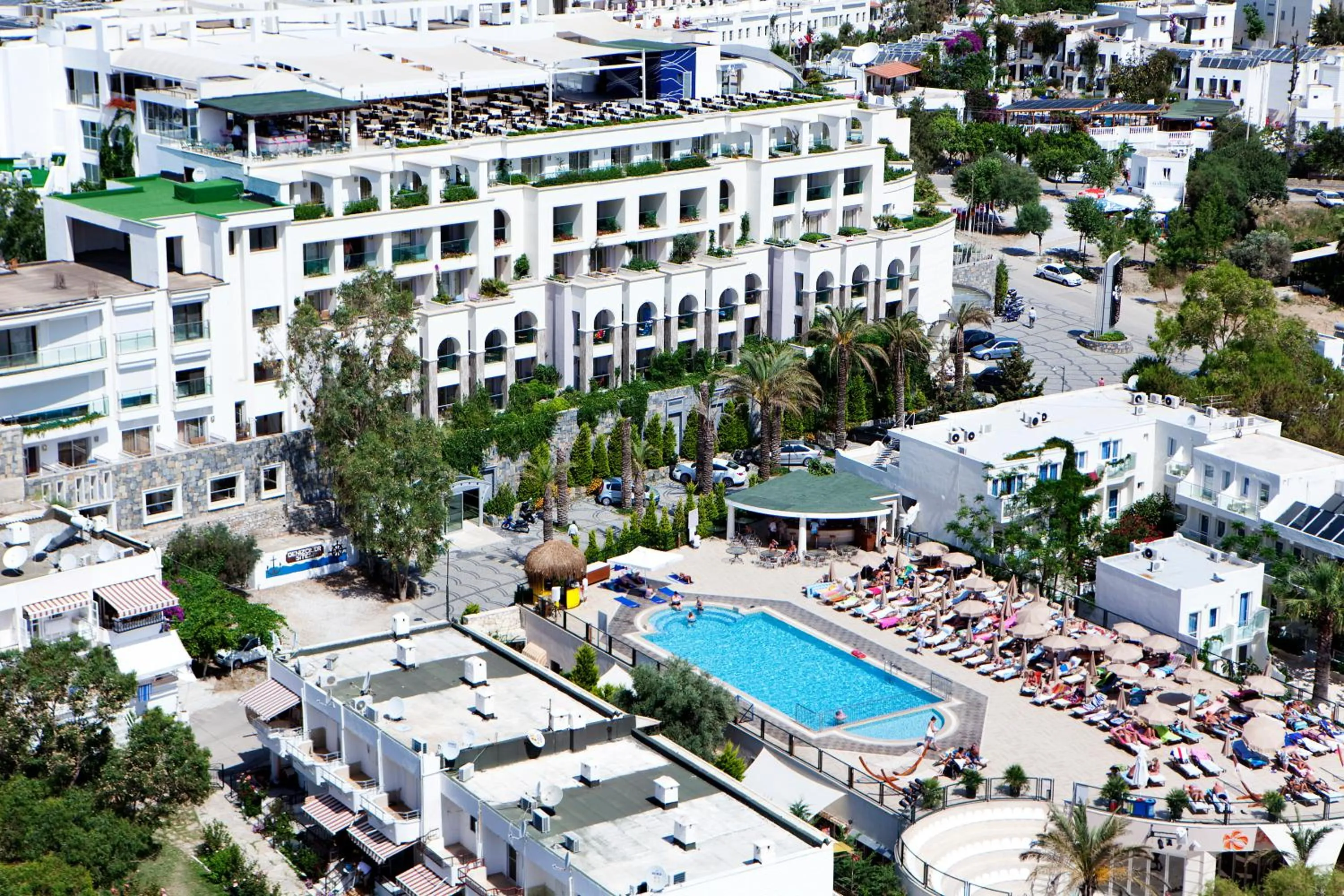Bird's eye view in Royal Asarlik Beach Hotel