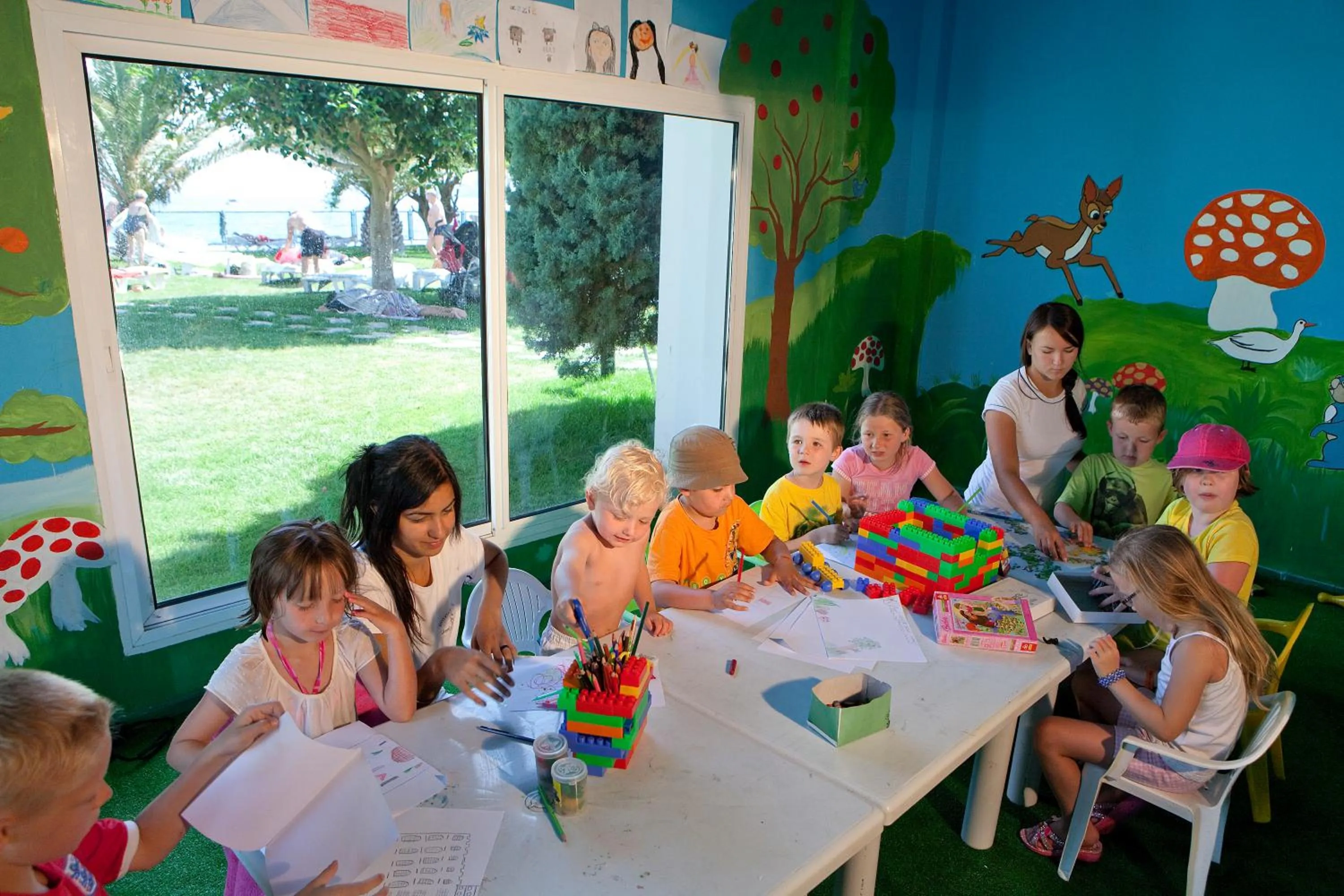 Children play ground in Royal Asarlik Beach Hotel
