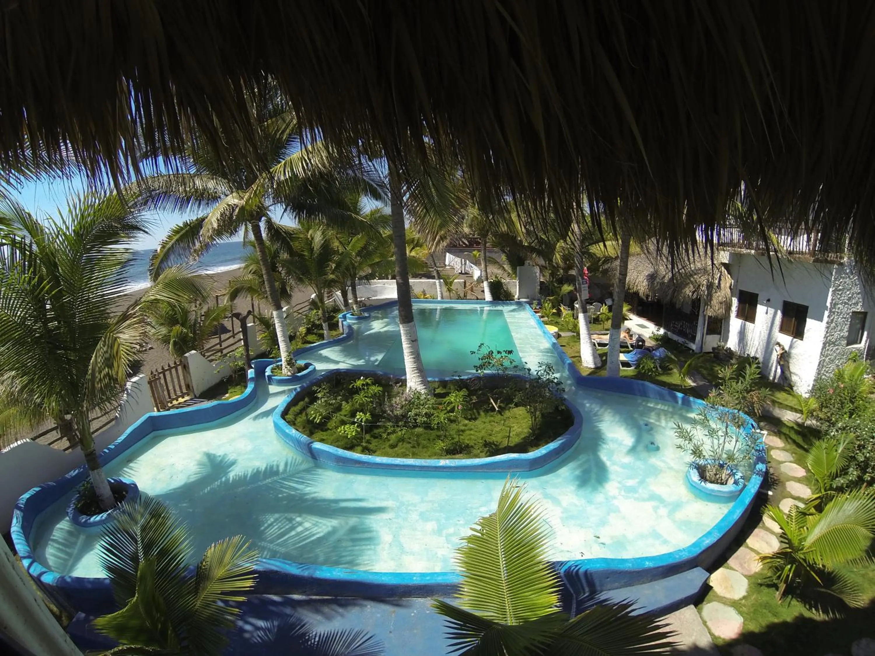 Pool view in Marbella Eco Lodge