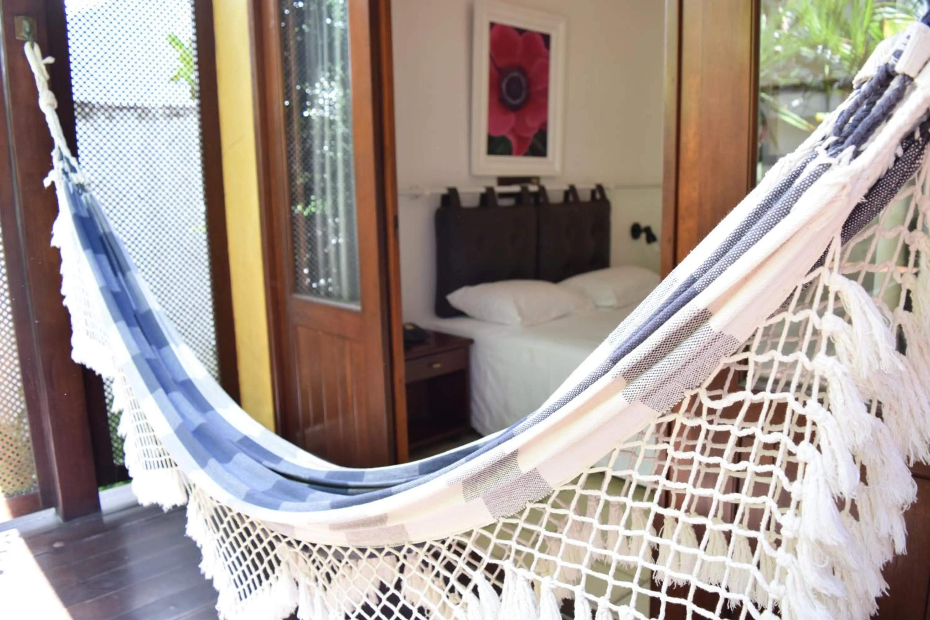 Bedroom, Bed in Hotel Pousada Encanto de Itapoan