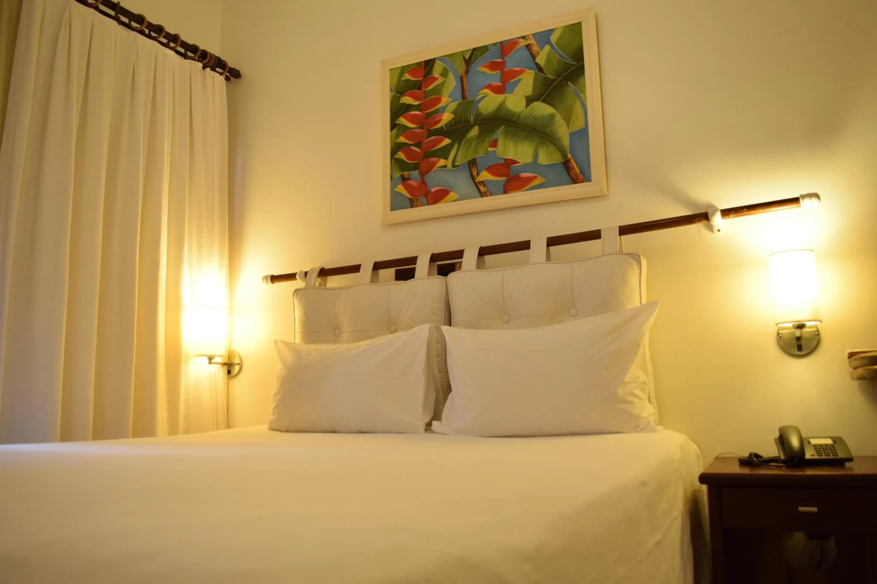 Bedroom, Bed in Hotel Pousada Encanto de Itapoan