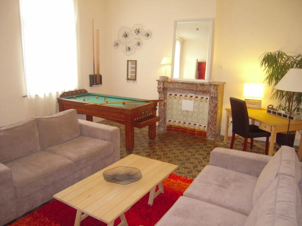 Communal lounge/ TV room in Bed&B La Ferme De L'ostrevent