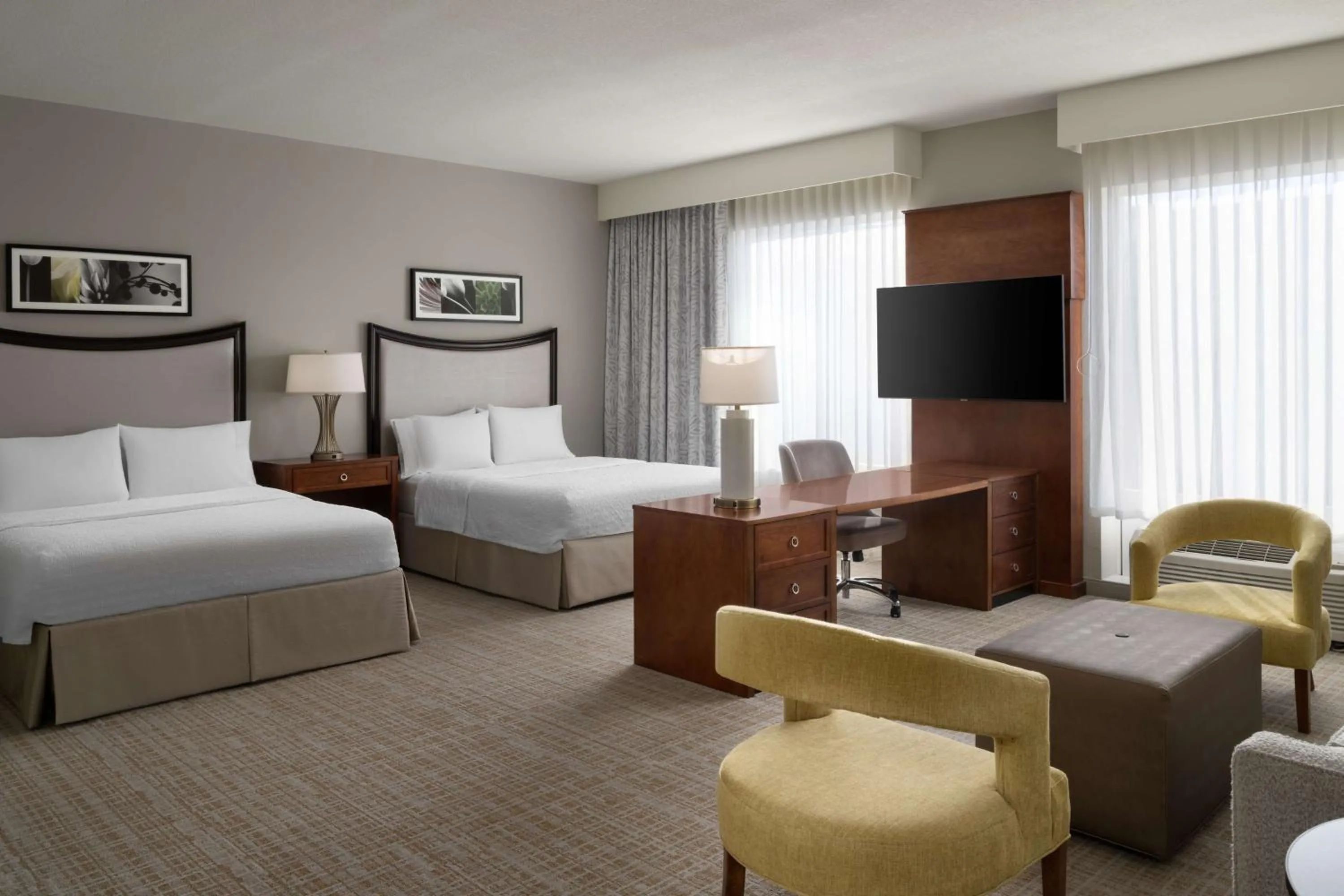 Bedroom, Bed in Hampton Inn & Suites Orlando/Downtown South - Medical Center