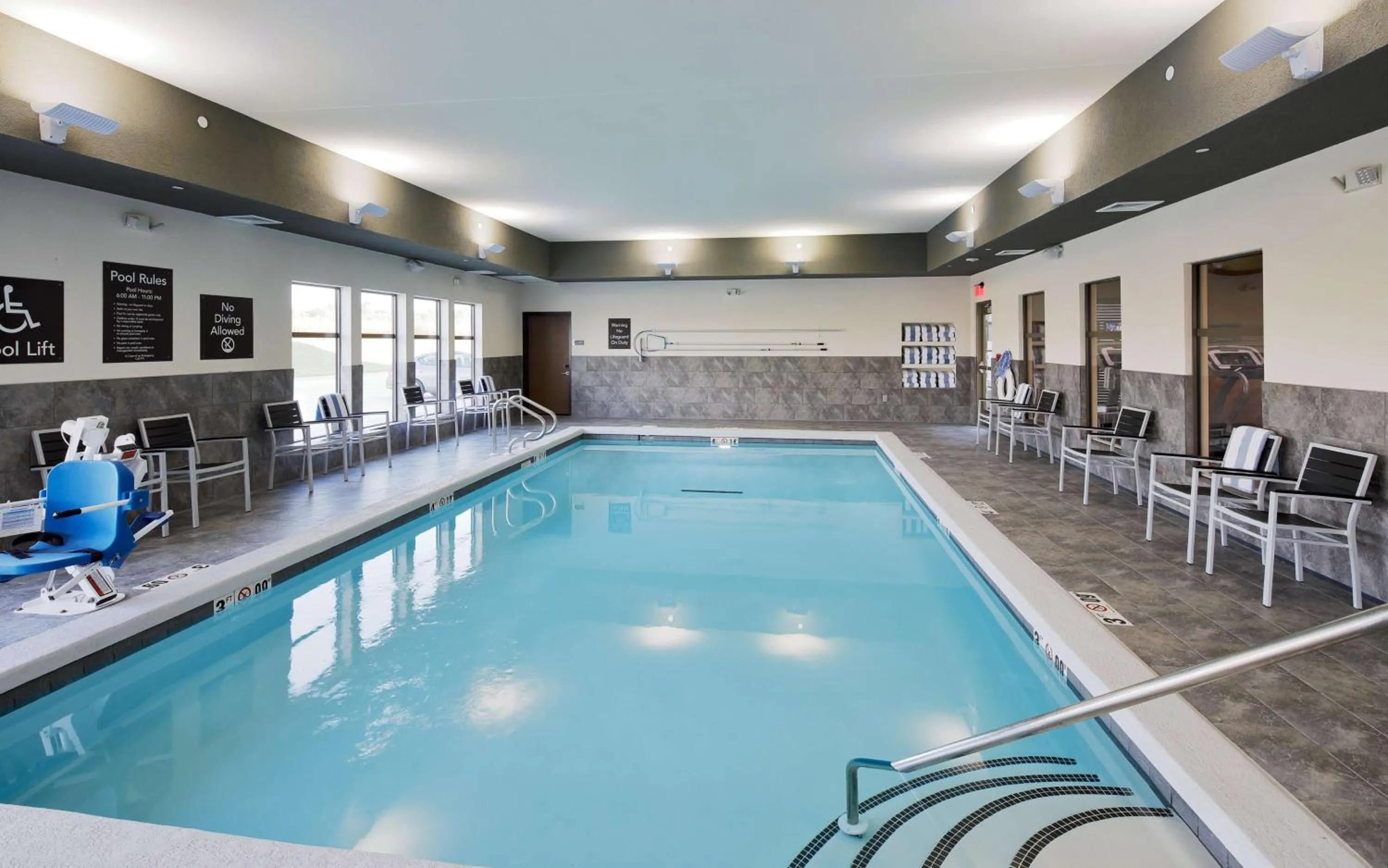 Pool view in Homewood Suites By Hilton Topeka