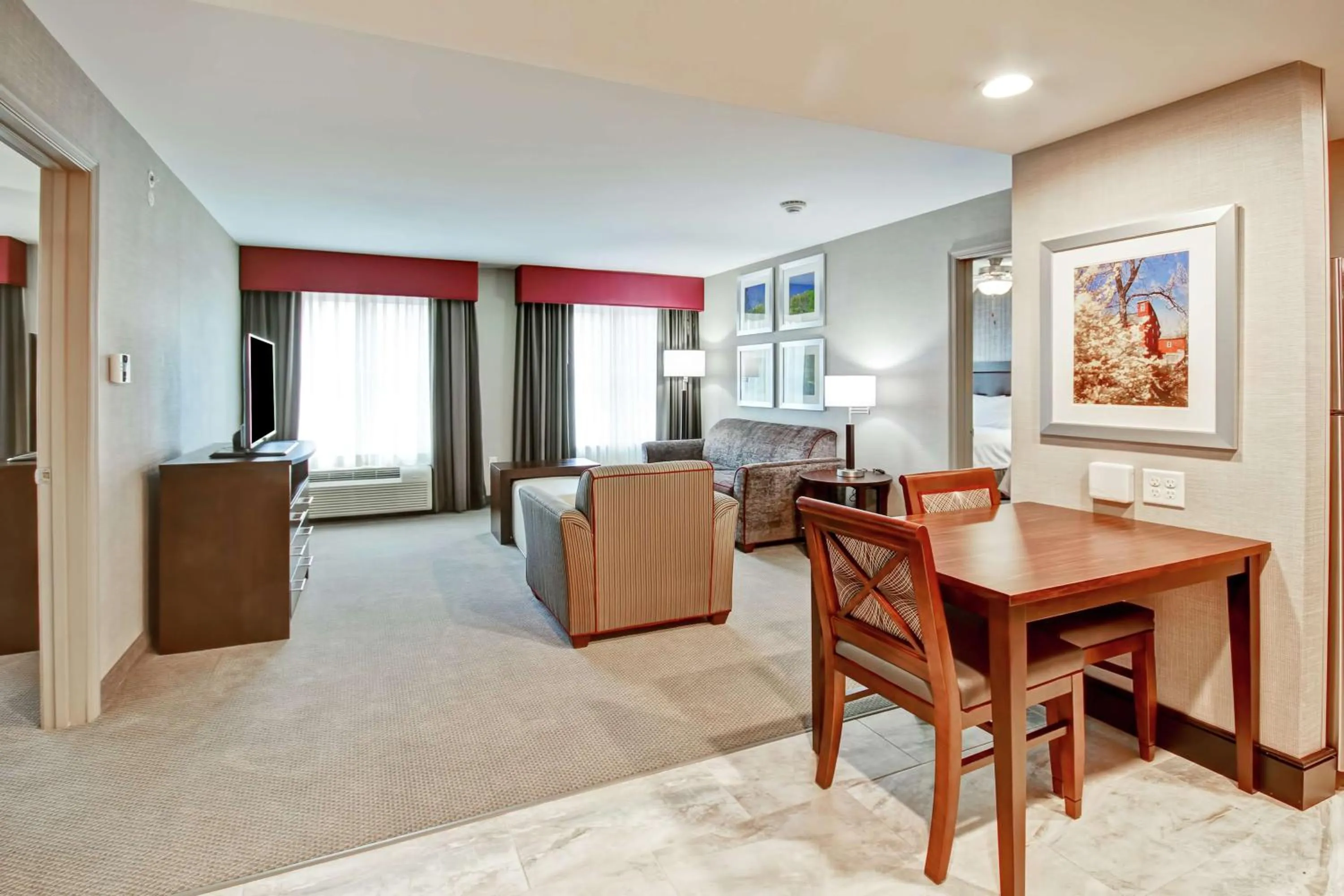 Living room in Homewood Suites by Hilton Bridgewater/Branchburg