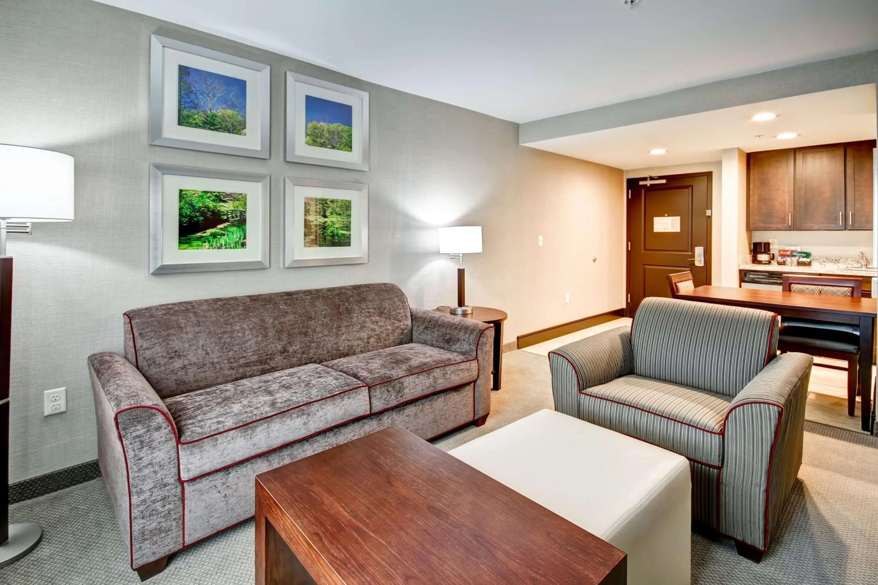 Living room in Homewood Suites by Hilton Bridgewater/Branchburg