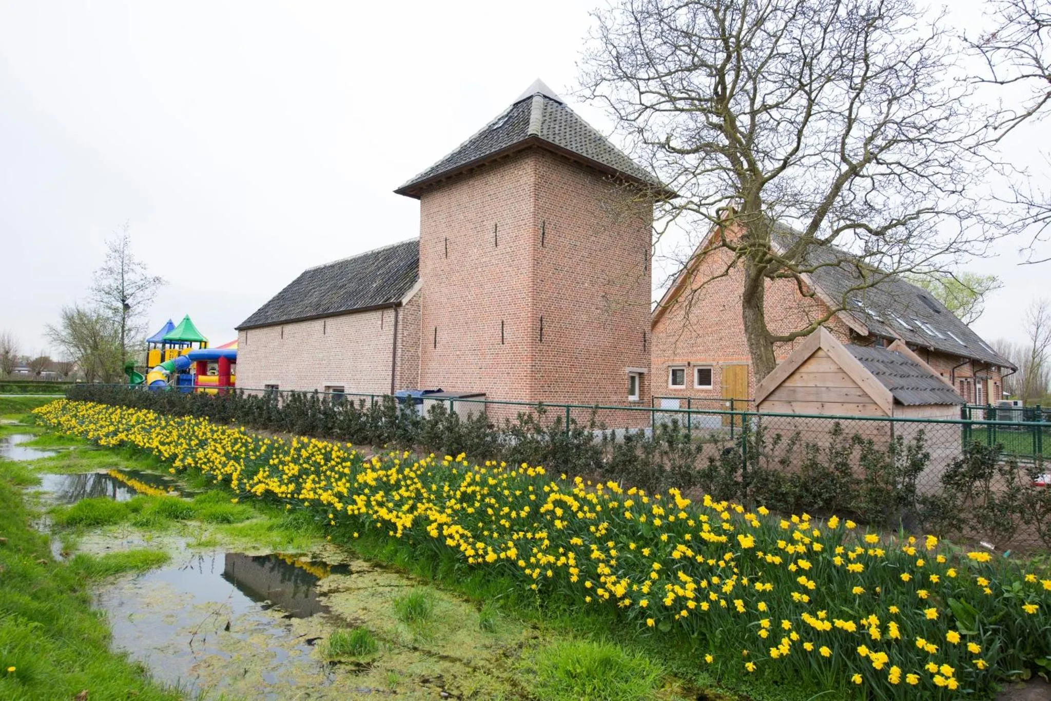 Facade/entrance in De Blauwe Hoeve