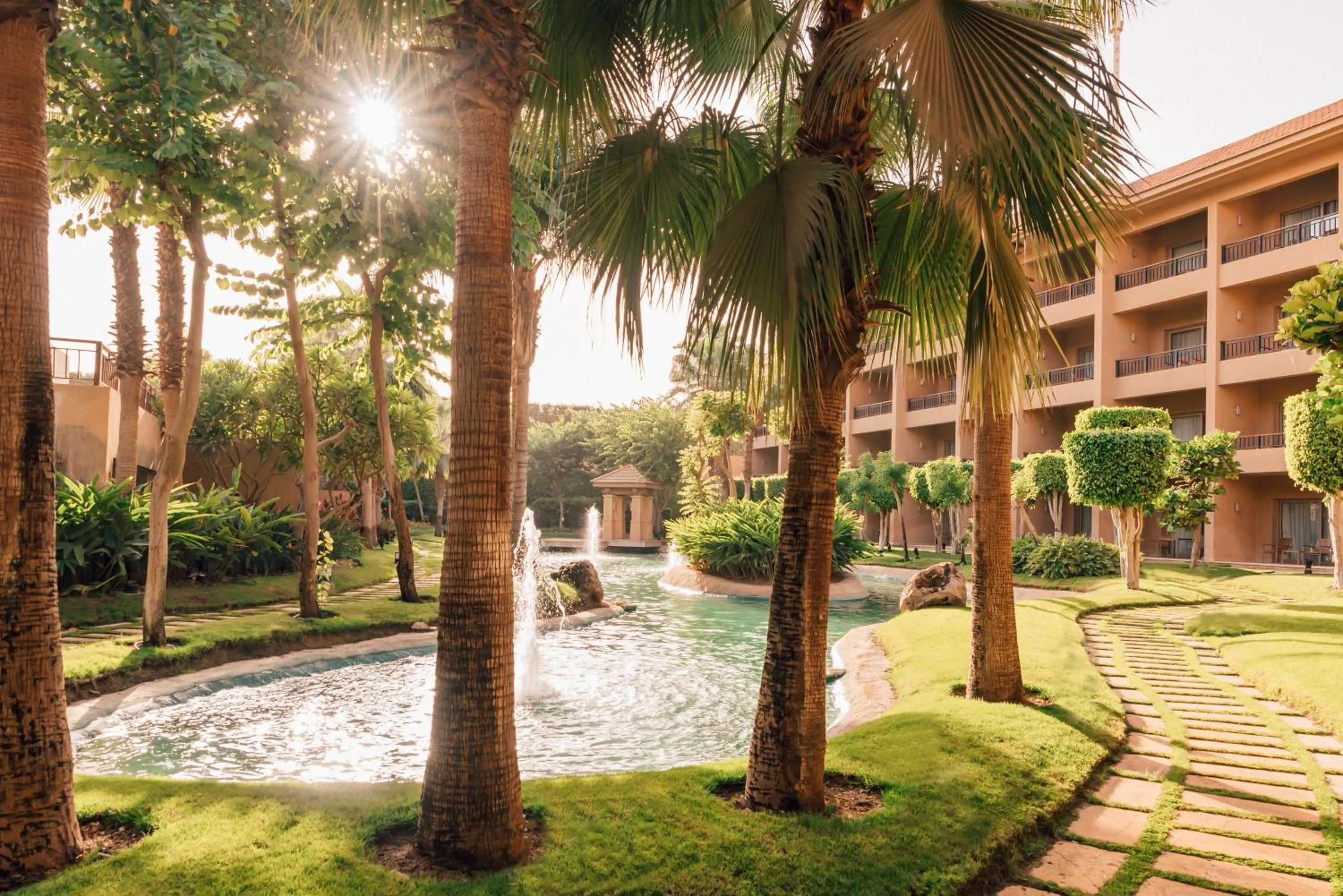Natural landscape in Dusit Thani LakeView Cairo